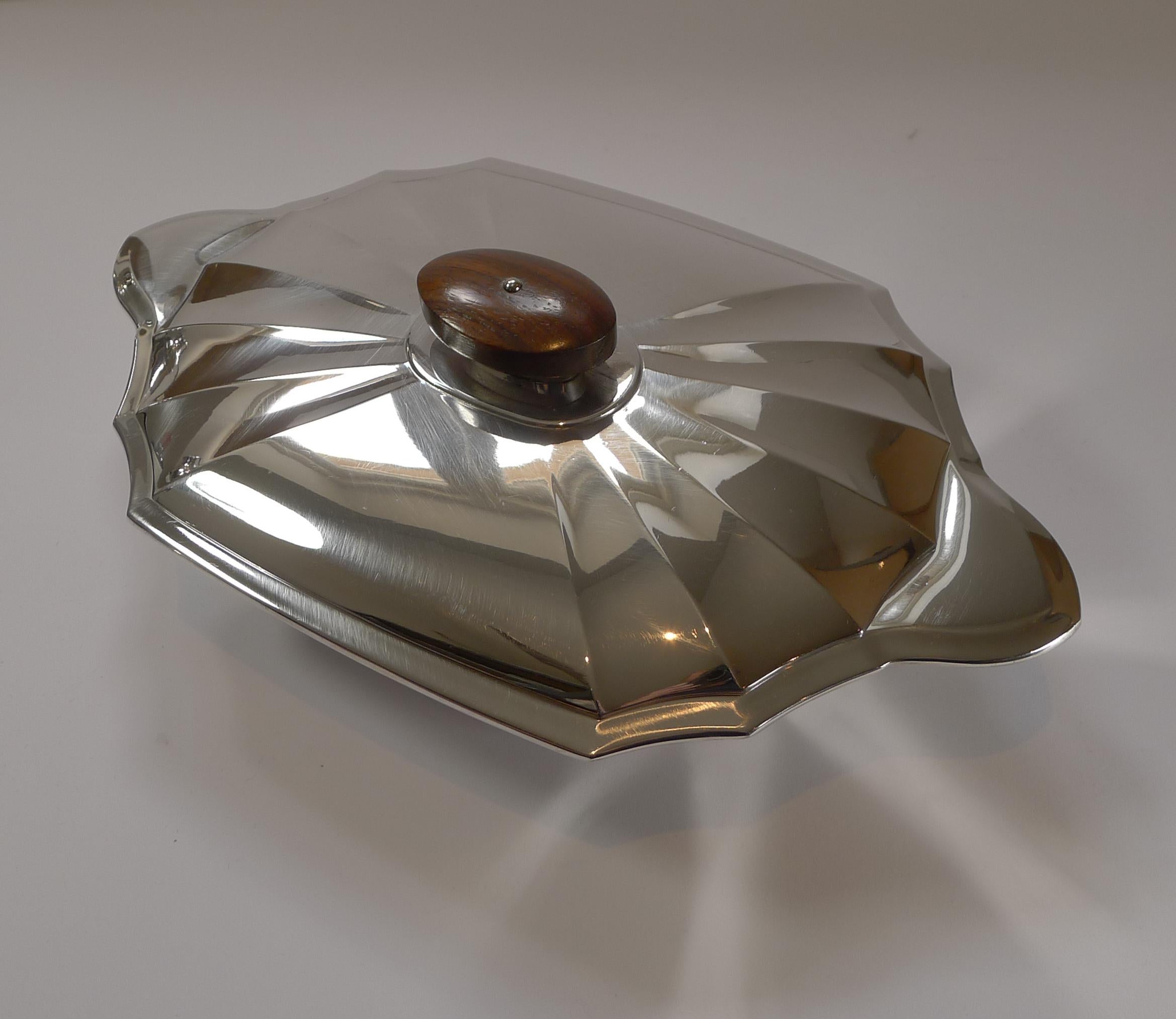 French Art Deco Christofle / Gallia Covered Serving Dish, c. 1930 For Sale 4