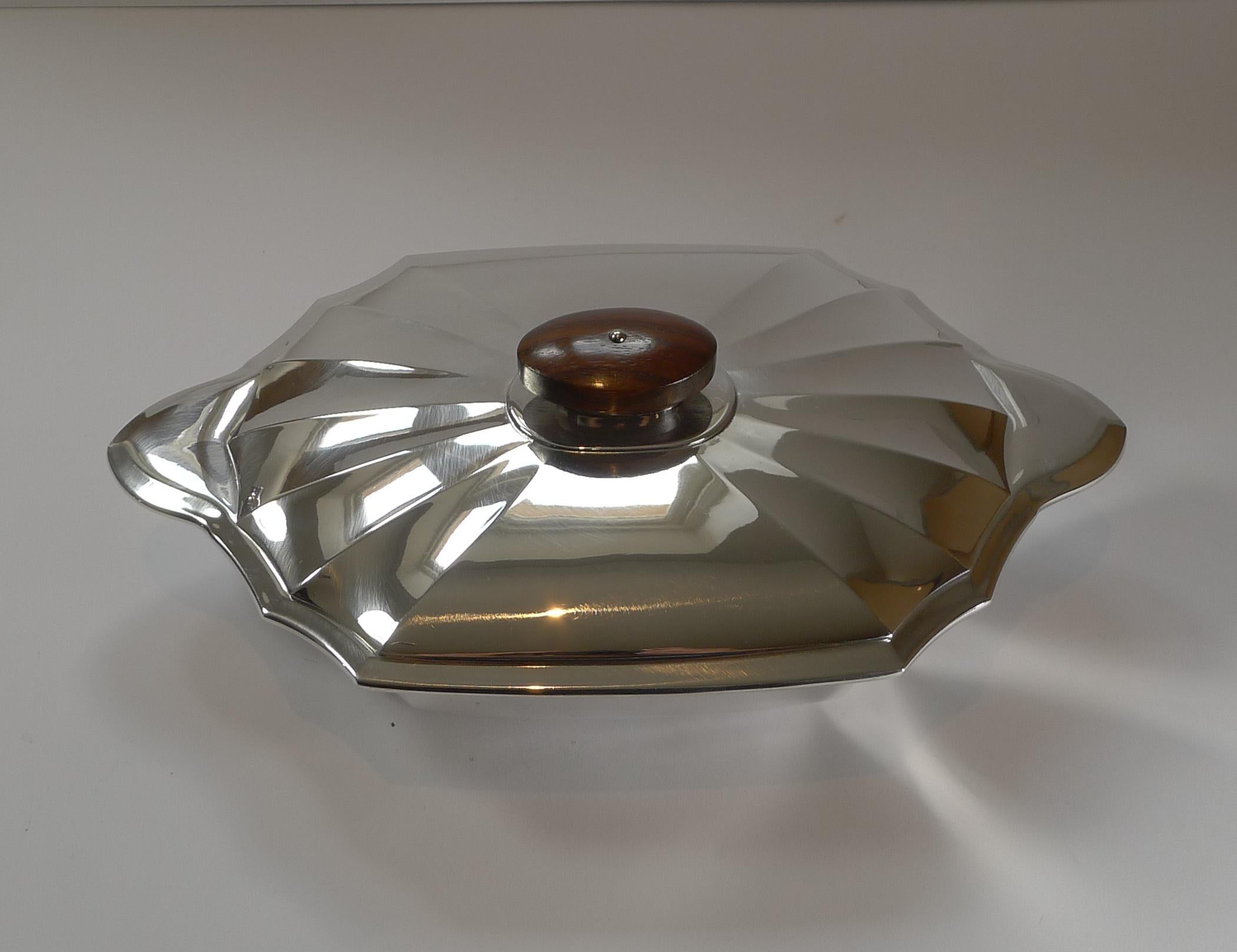 French Art Deco Christofle / Gallia Covered Serving Dish, c. 1930 For Sale 2
