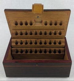 Portasigarette o portamatite da trucco in stile Art Déco francese di Marius Agogue Loiret