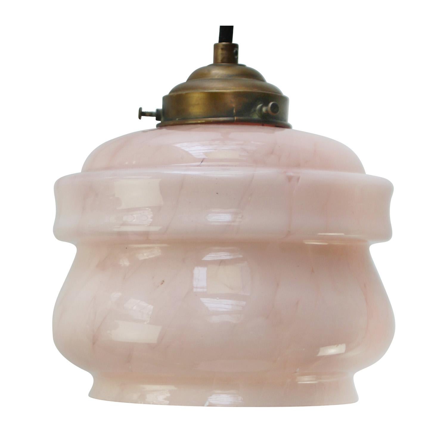 Lampada a sospensione francese Art Deco 