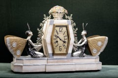 French art-deco clock