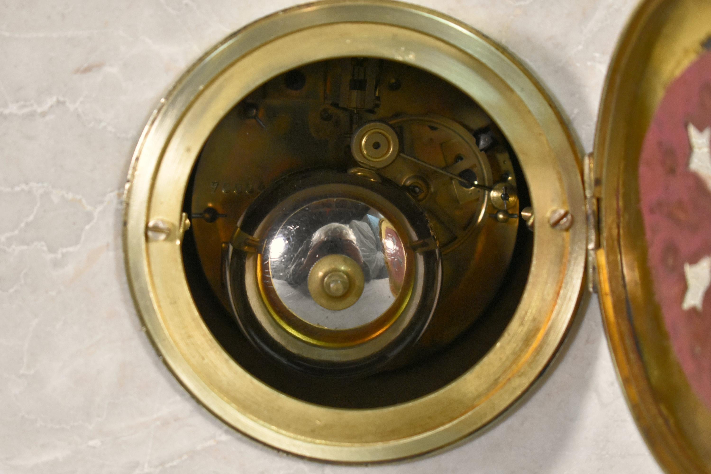 French Art Deco Clock & Garniture by H Molins-Balleste & Tahou, Lourdes For Sale 10