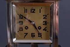 French Art Deco Clock Garniture