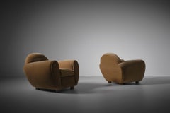 French Art Deco Club Chairs, 1920s
