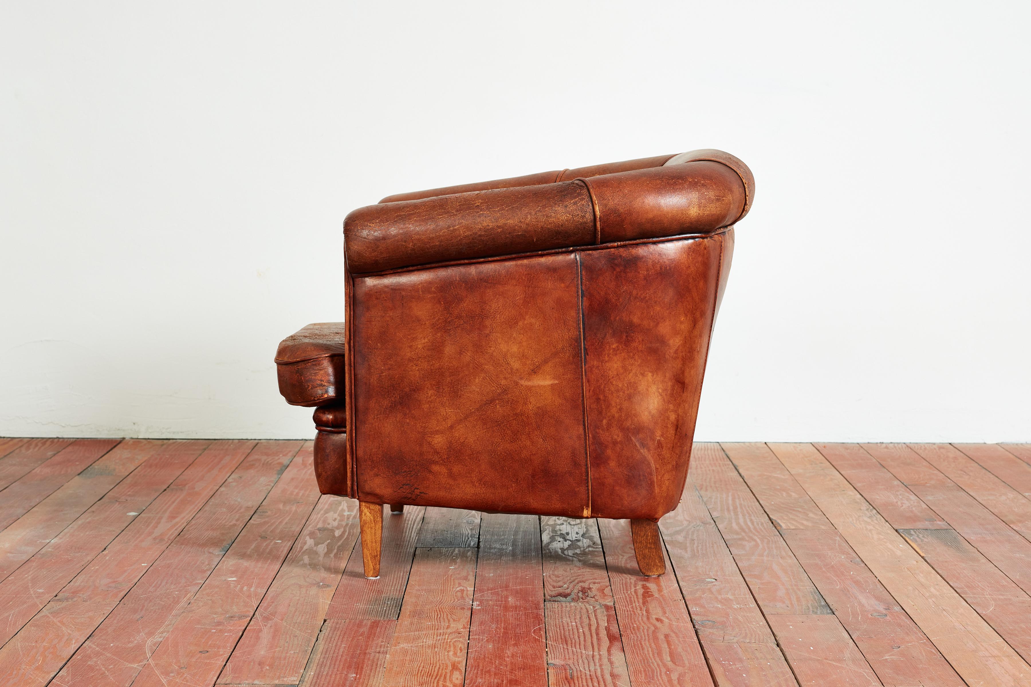Mid-20th Century French Art Deco Club Chair