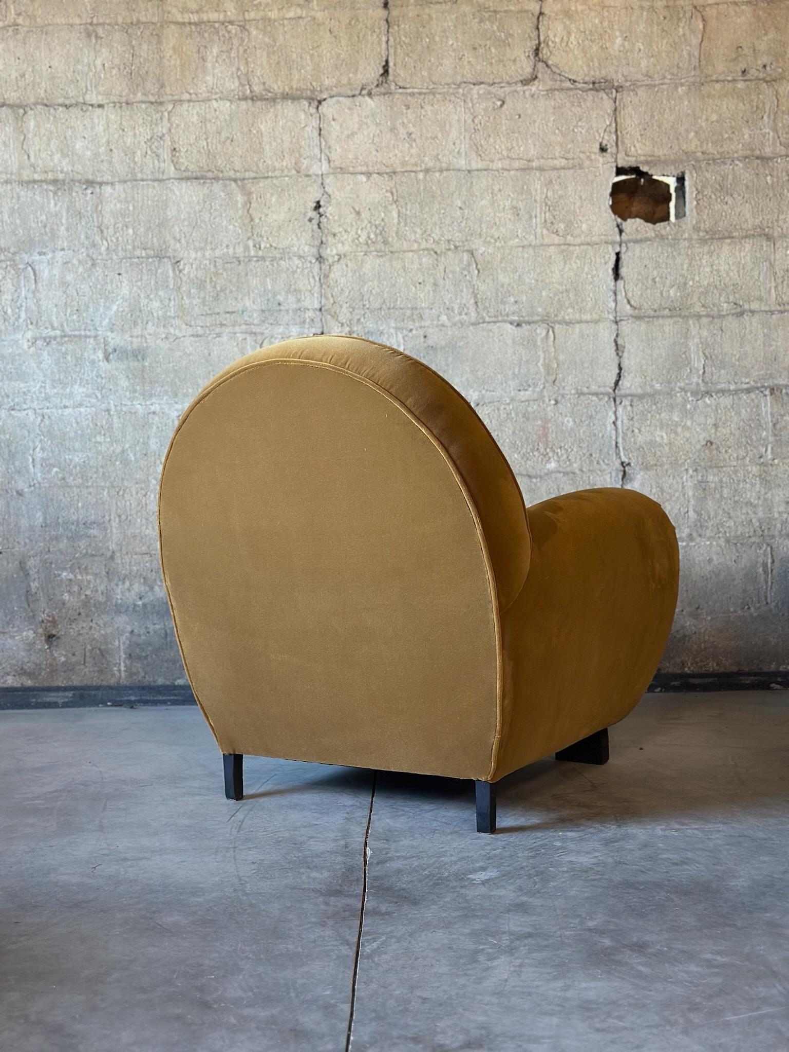 20th Century French Art Deco Club Chairs