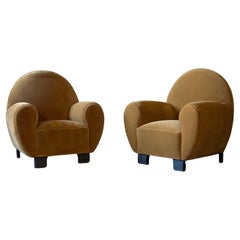 French Art Deco Club Chairs