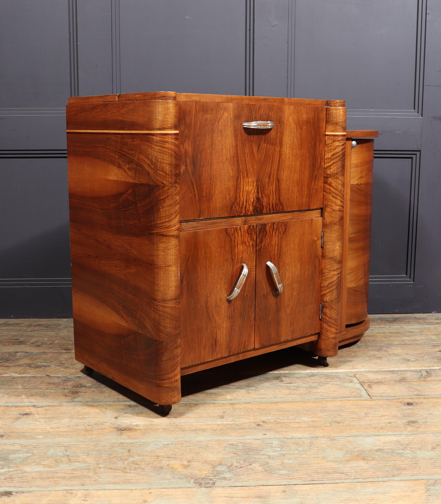 French Art Deco Cocktail Cabinet 2