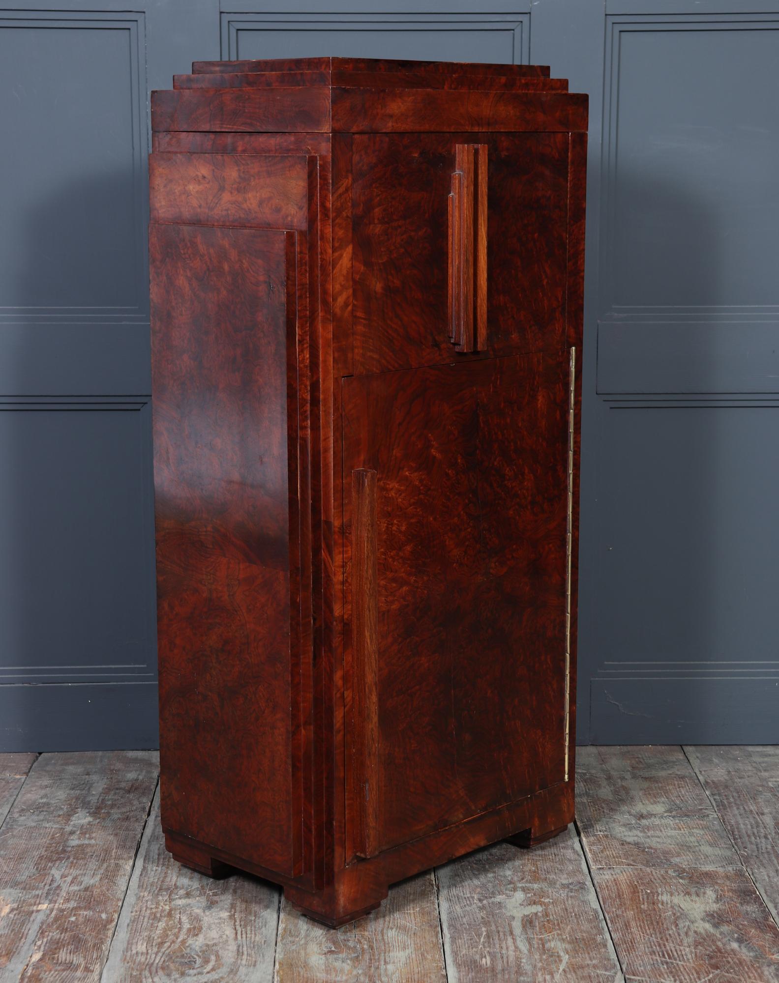 French Art Deco Cocktail Cabinet For Sale 5