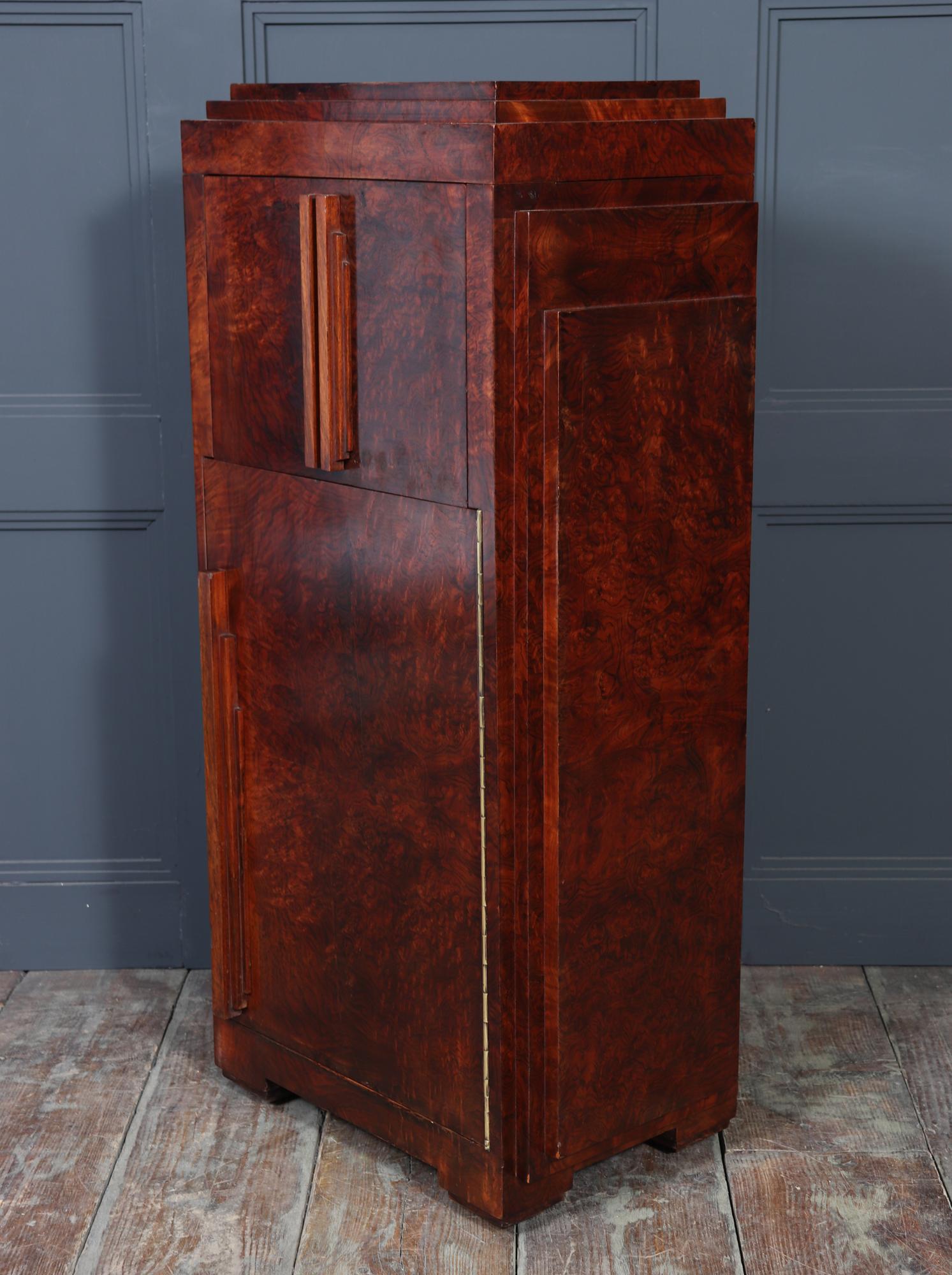 French Art Deco Cocktail Cabinet For Sale 7