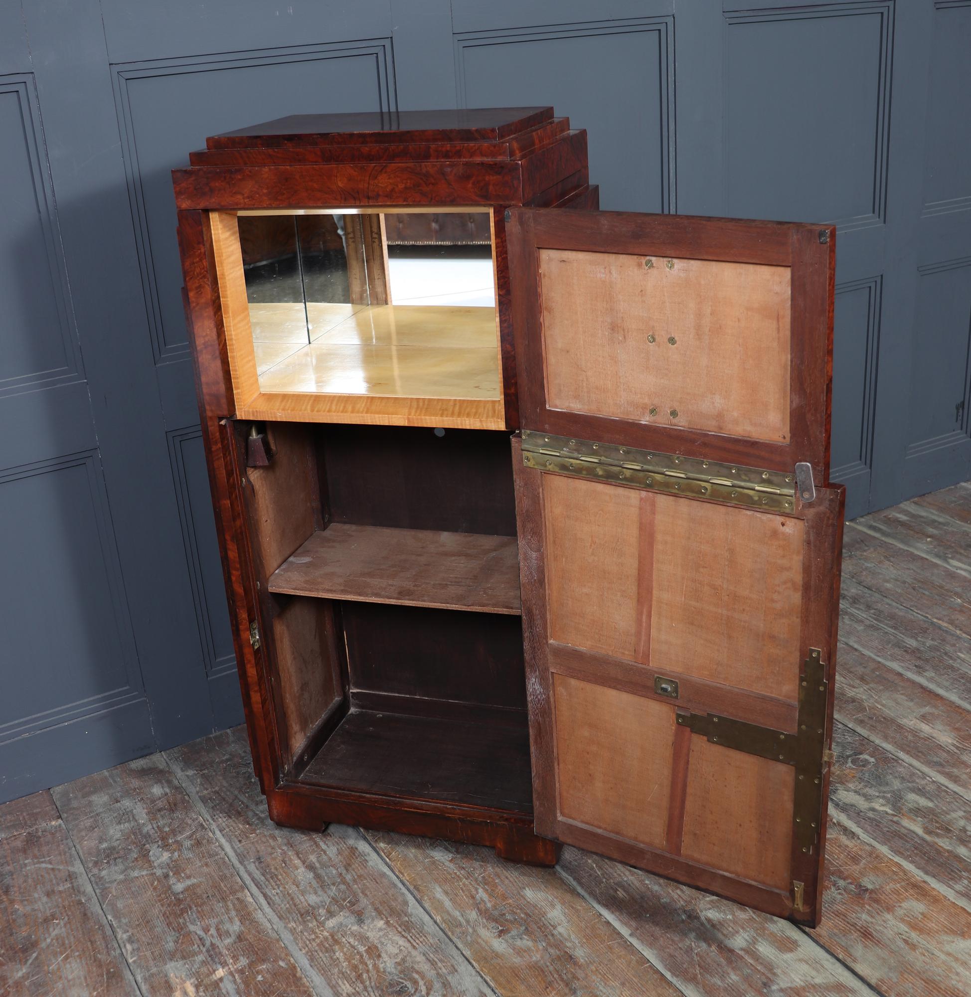 French Art Deco Cocktail Cabinet For Sale 8