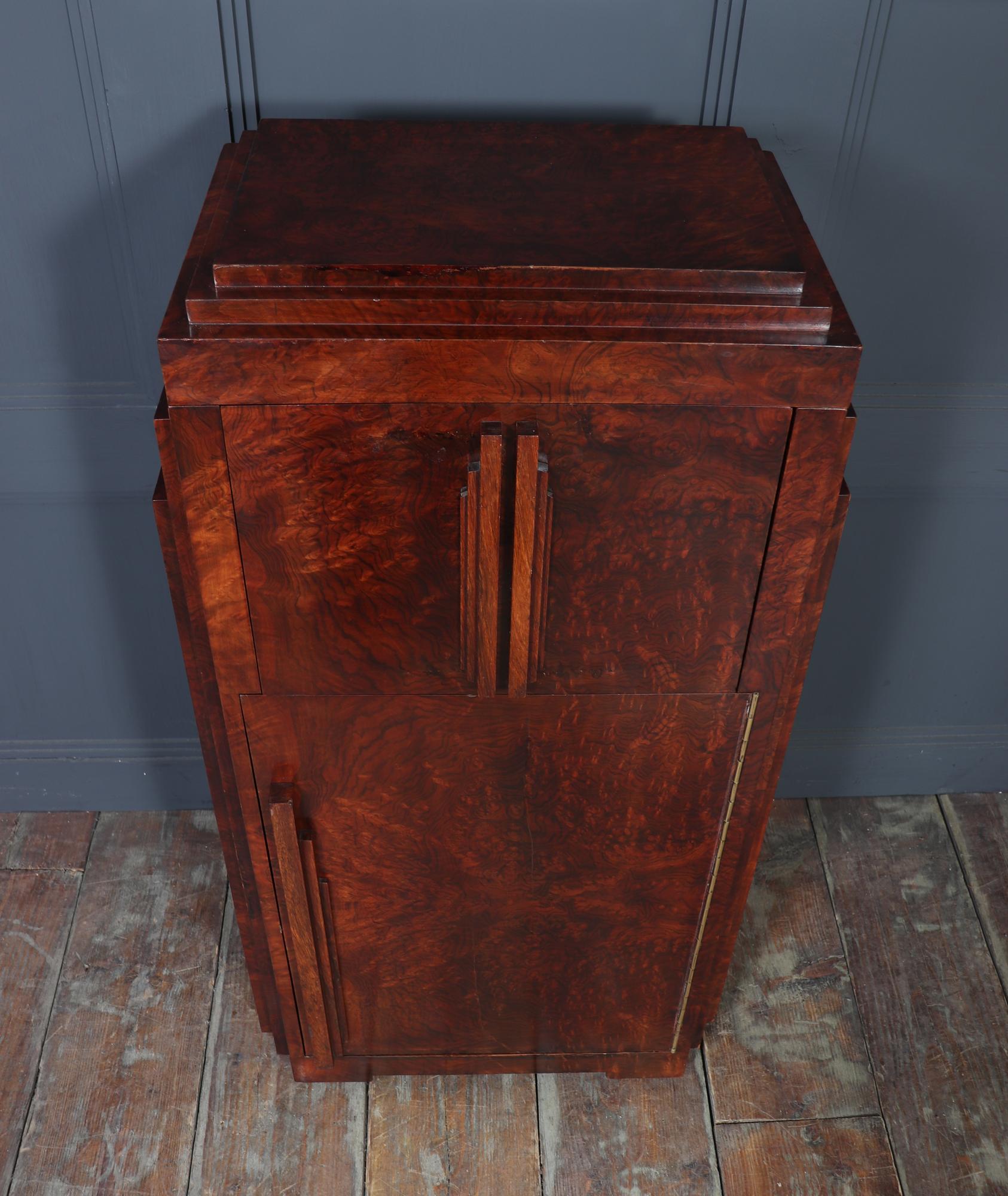 French Art Deco Cocktail Cabinet For Sale 2