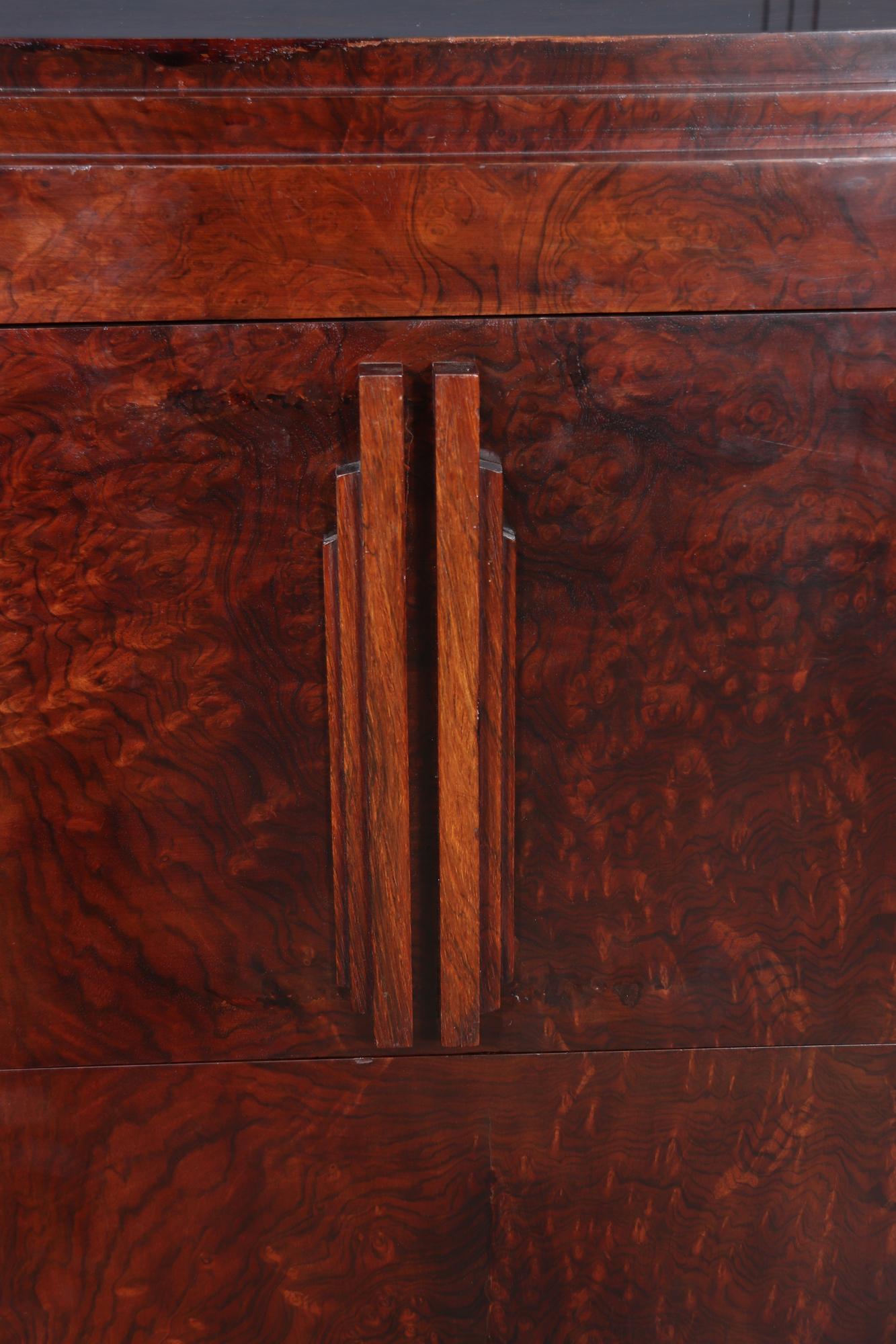 French Art Deco Cocktail Cabinet For Sale 3