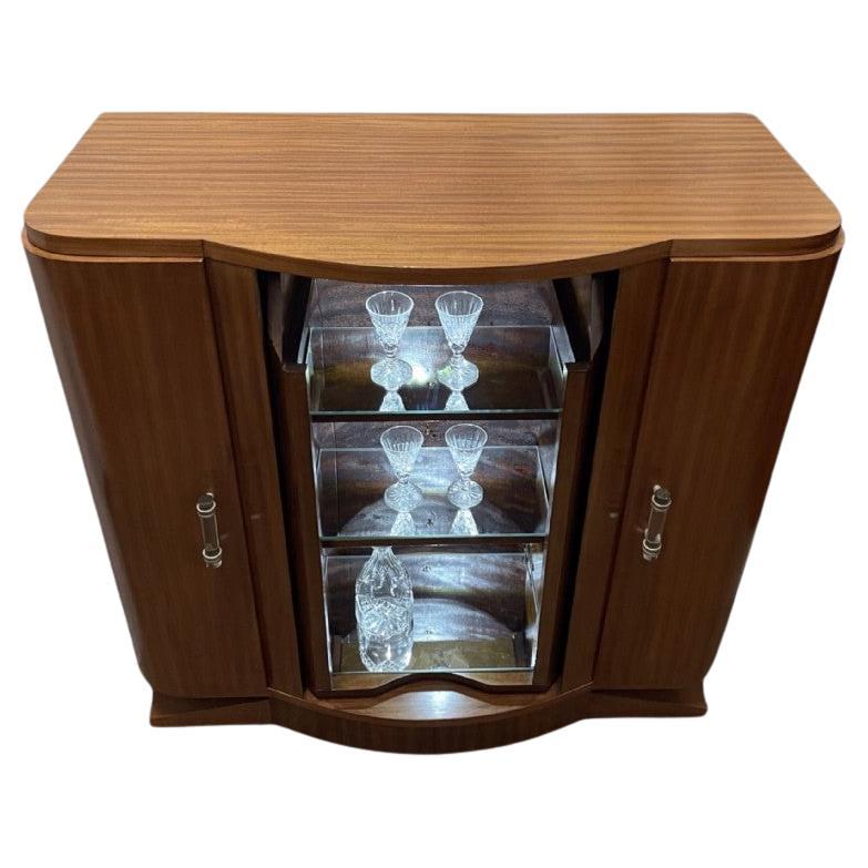 French Art Deco Cocktail Cabinet For Sale
