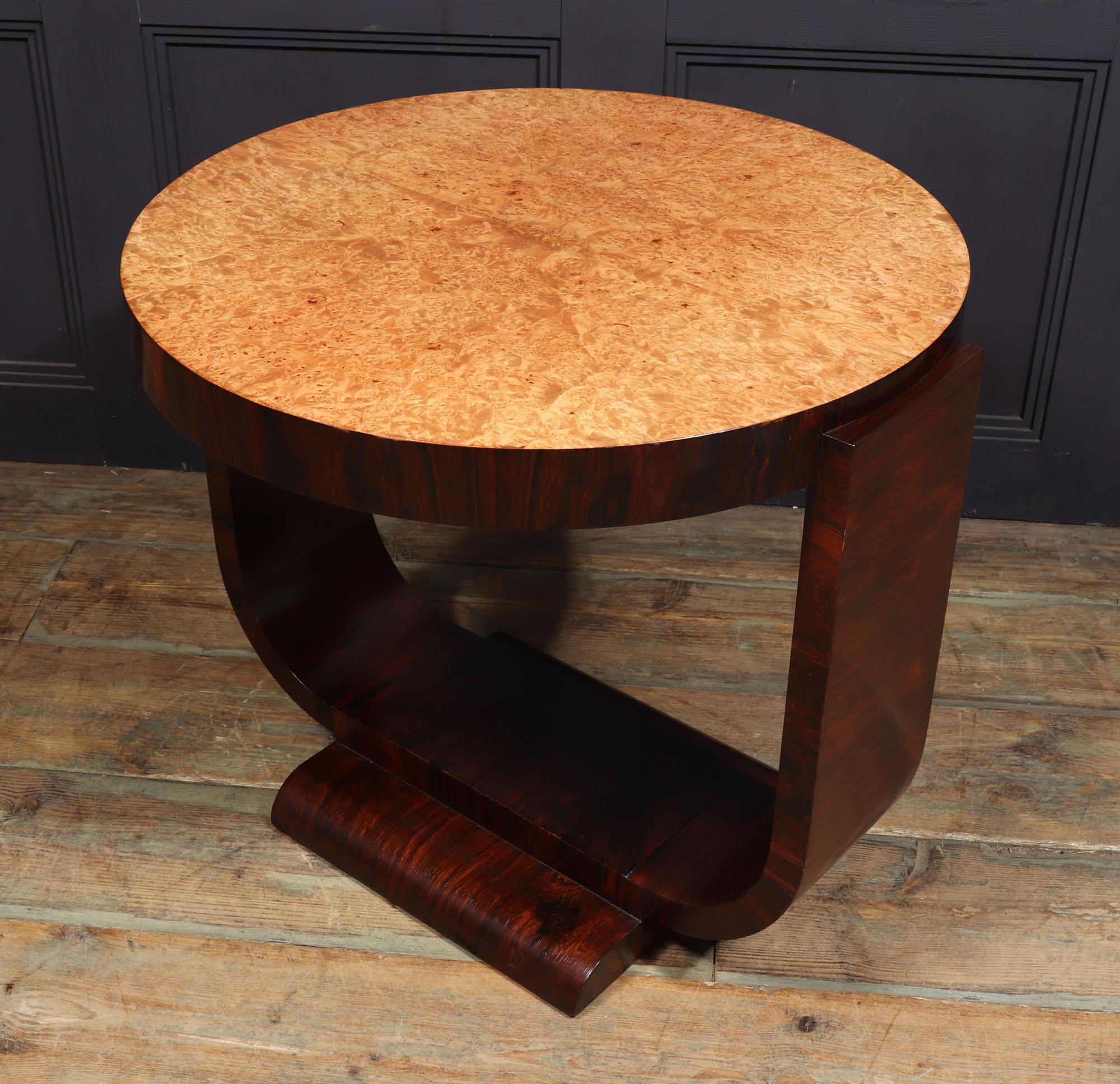 French Art Deco Coffee Centre Table 6