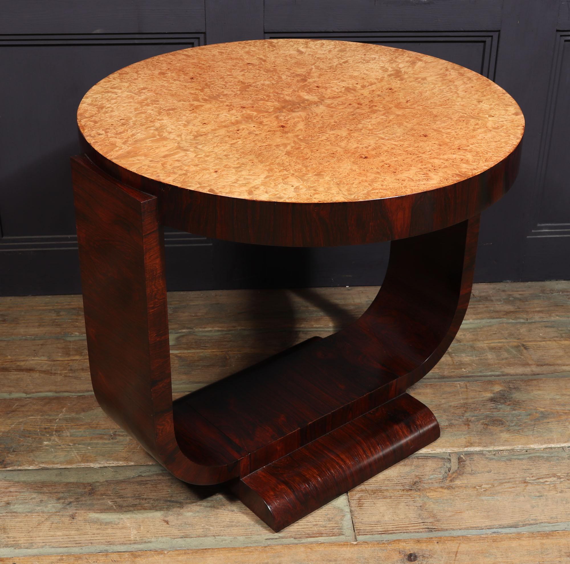 French Art Deco Coffee Centre Table 9