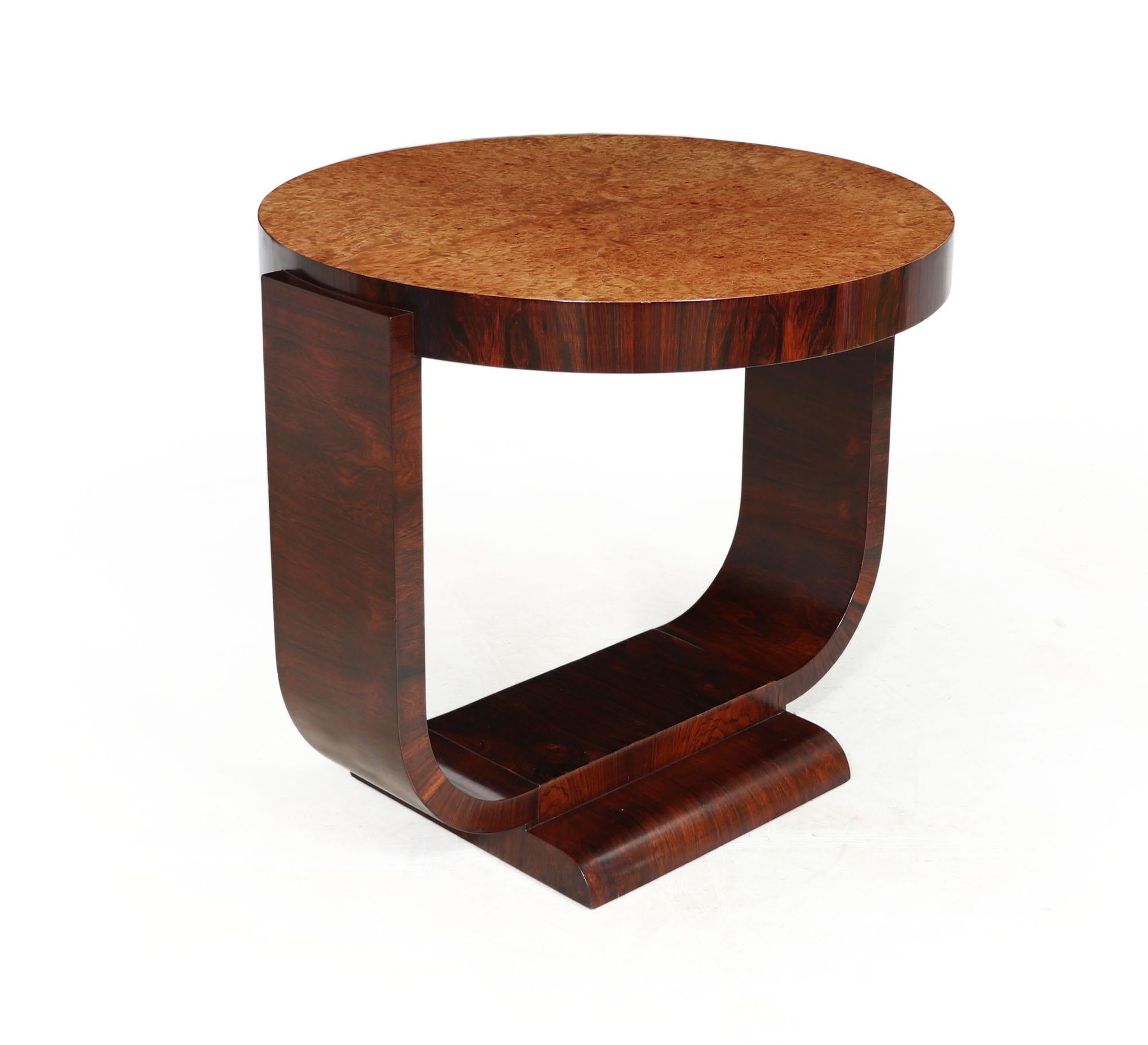 Mid-20th Century French Art Deco Coffee Centre Table