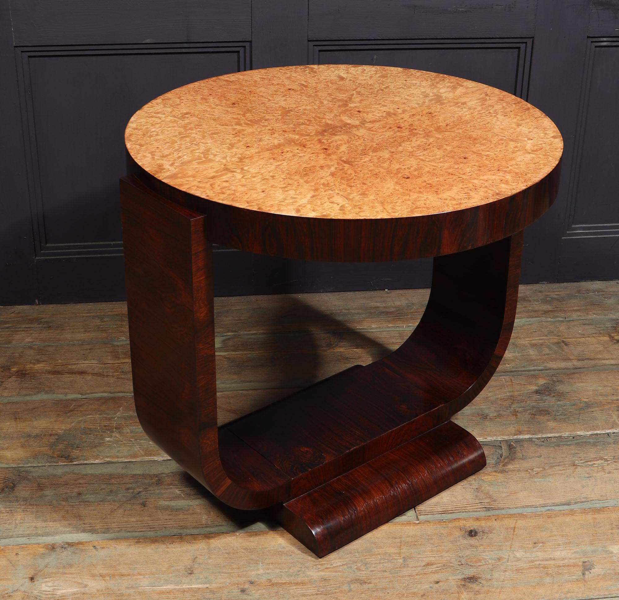 French Art Deco Coffee Centre Table 3