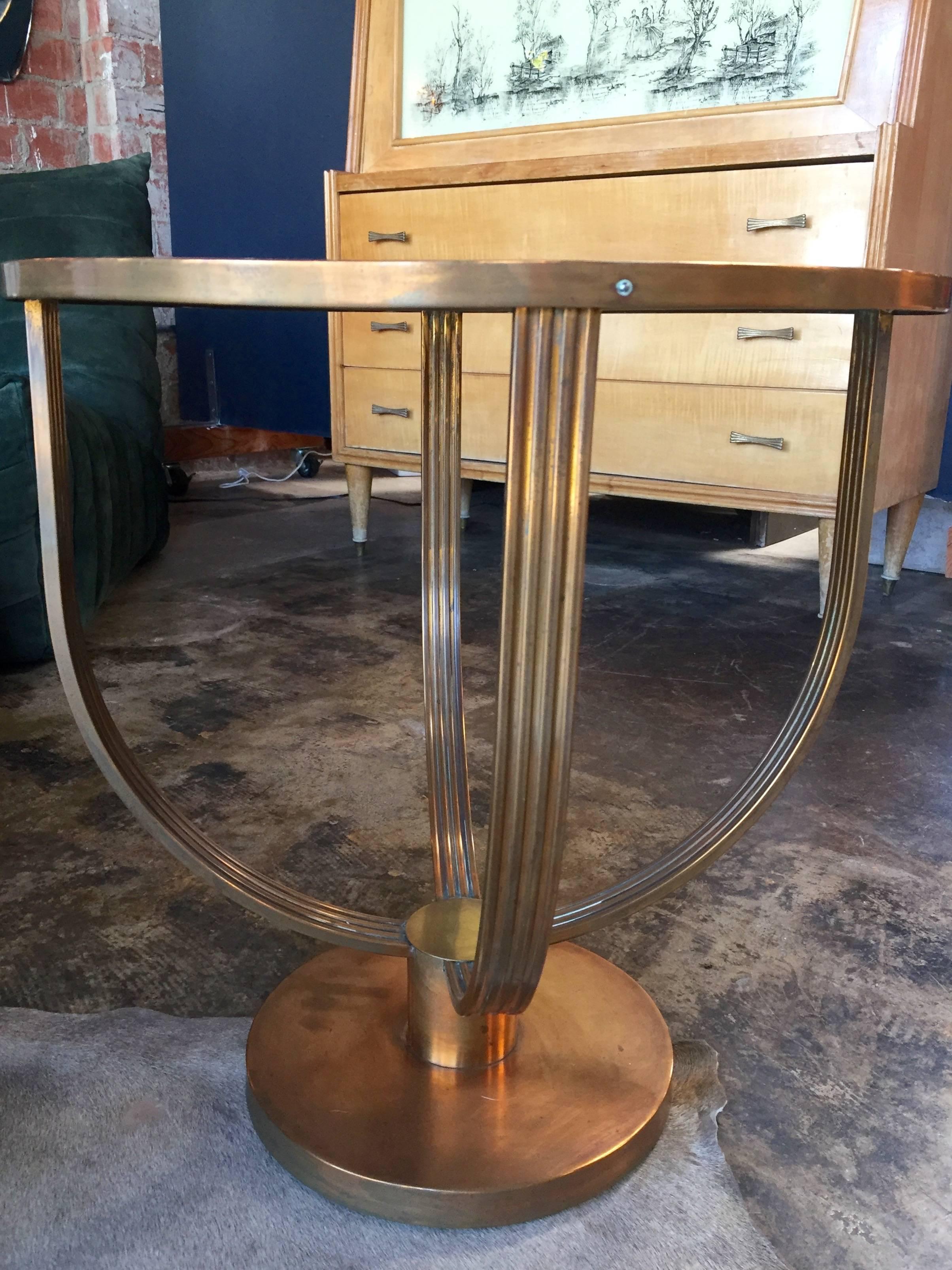 Mid-20th Century French Art Deco Coffee Table, Attributed to Jean Michel Frank, 1930s