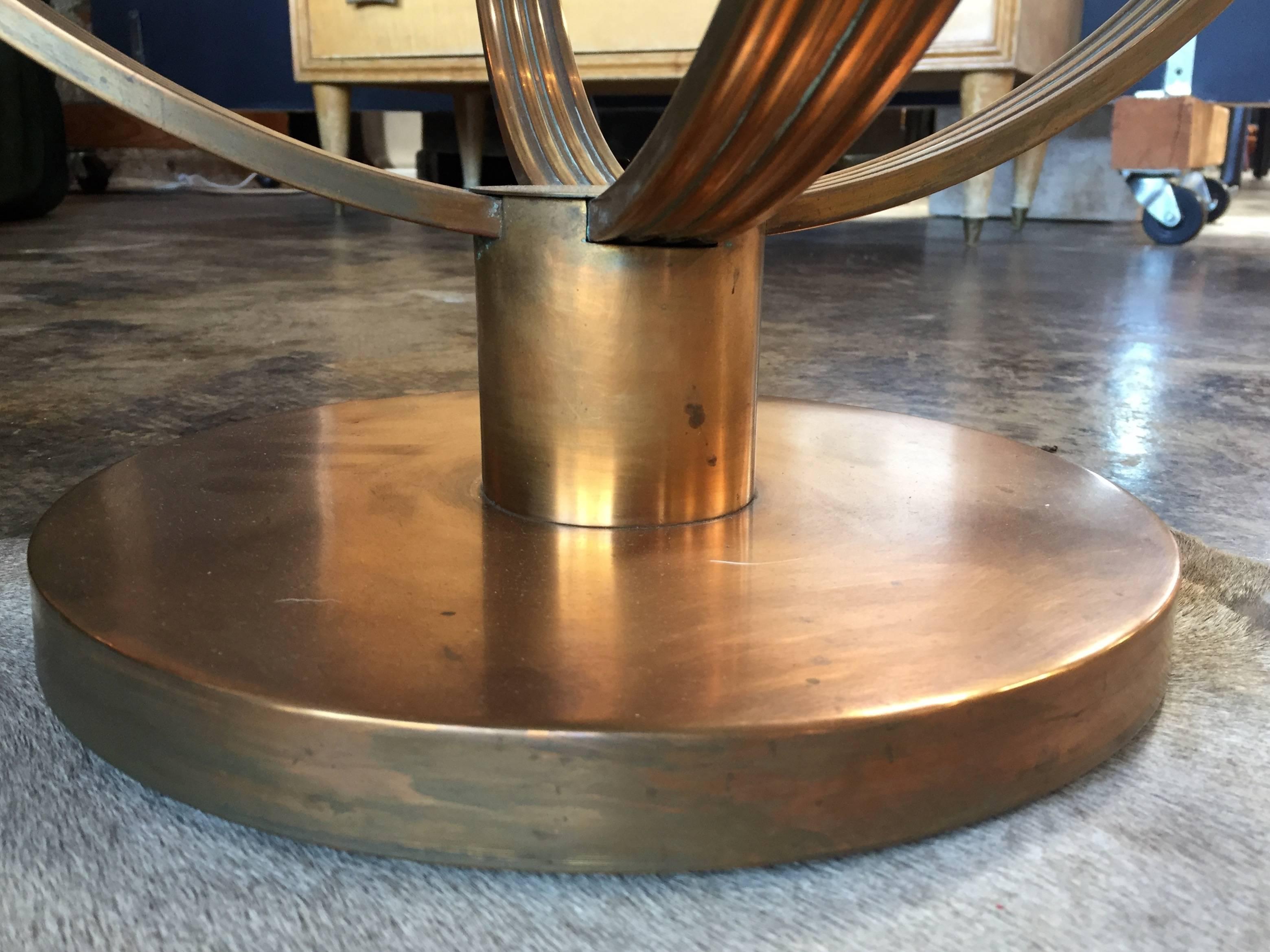 French Art Deco Coffee Table, Attributed to Jean Michel Frank, 1930s 1