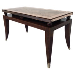 French Art Deco Coffee Table, in the Style of Pascaud, 1940