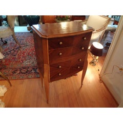 French Art Deco Commode or Chest with Bronze Hardware, After Jules Leleu