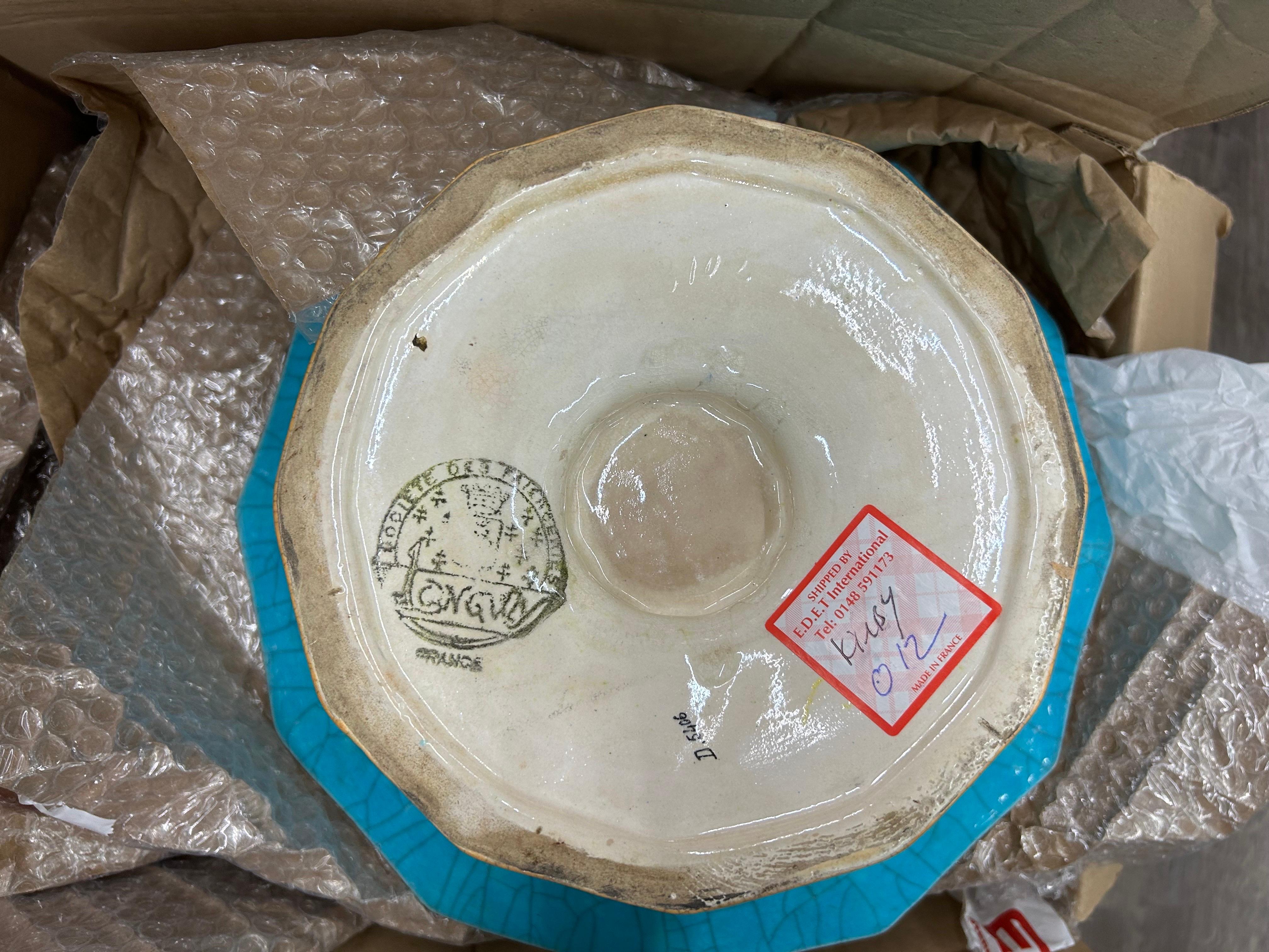 Compotier ou bol Art Déco français par Longwy en vente 4