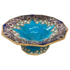 French Art Deco Compote Or Bowl By Longwy