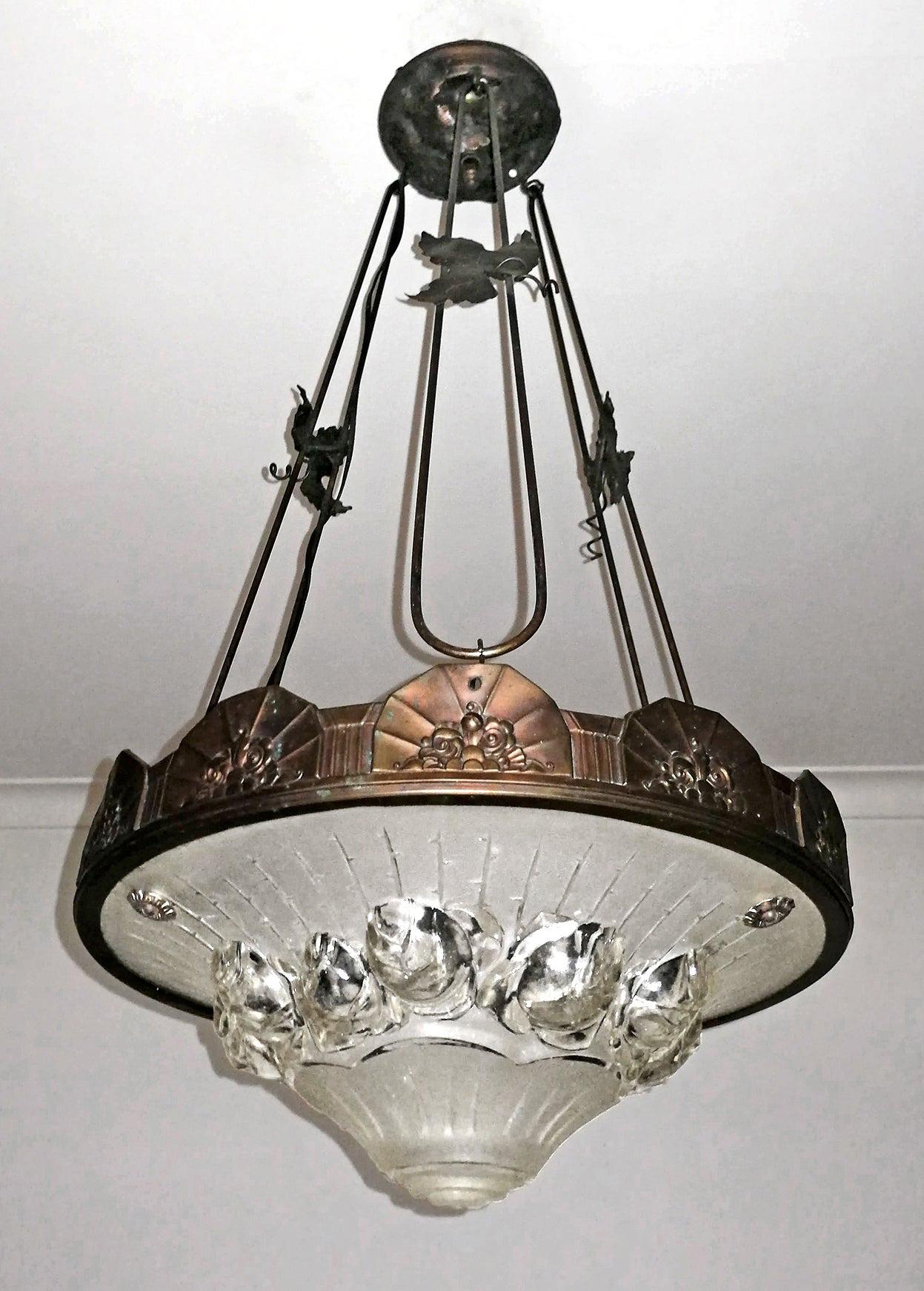 cone shaped chandelier