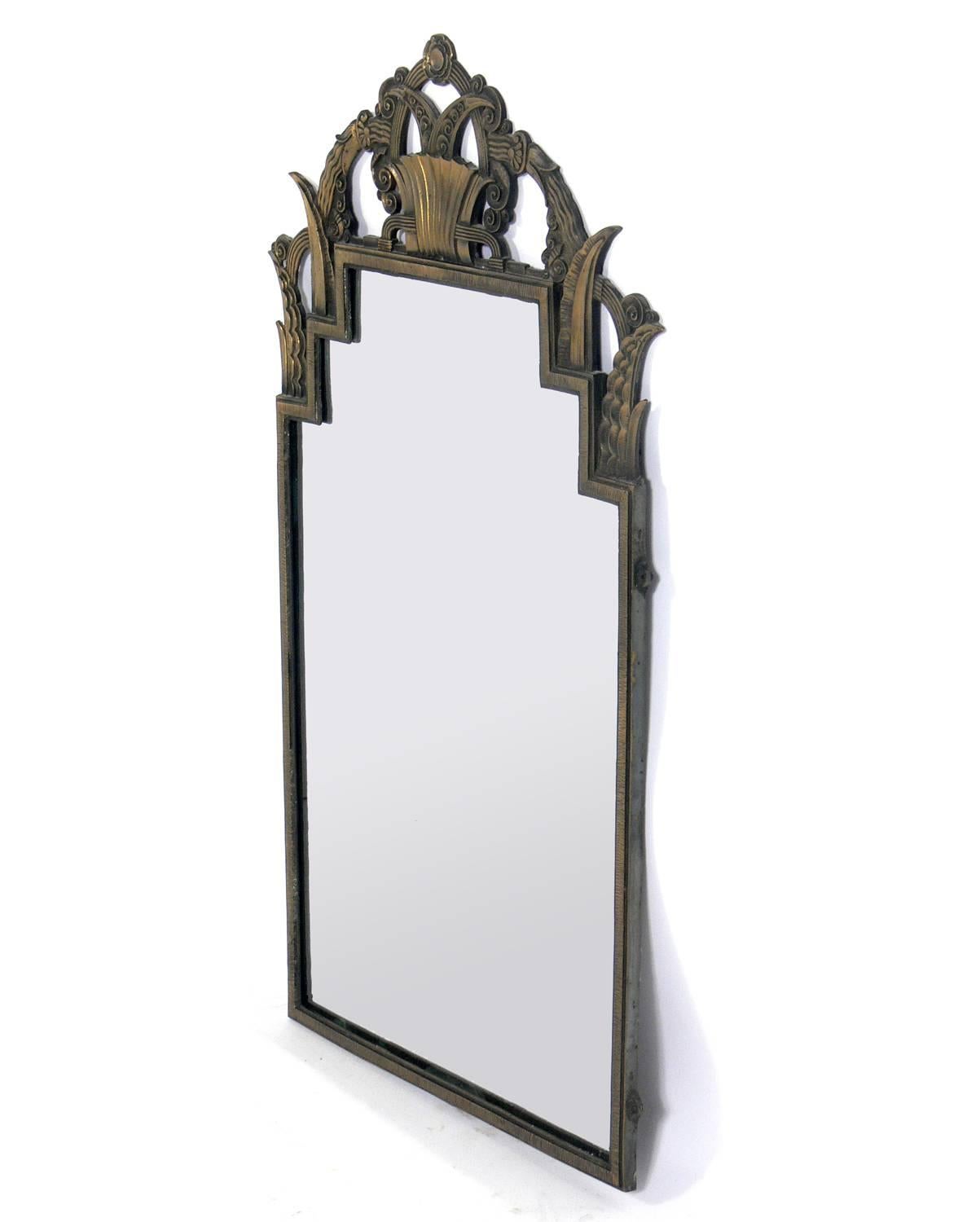French Art Deco Console and Mirror 2