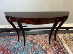 French Art Deco Console in Macassar
