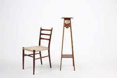 French Art Deco console or pied de stalle in oak wood, ca. 1920