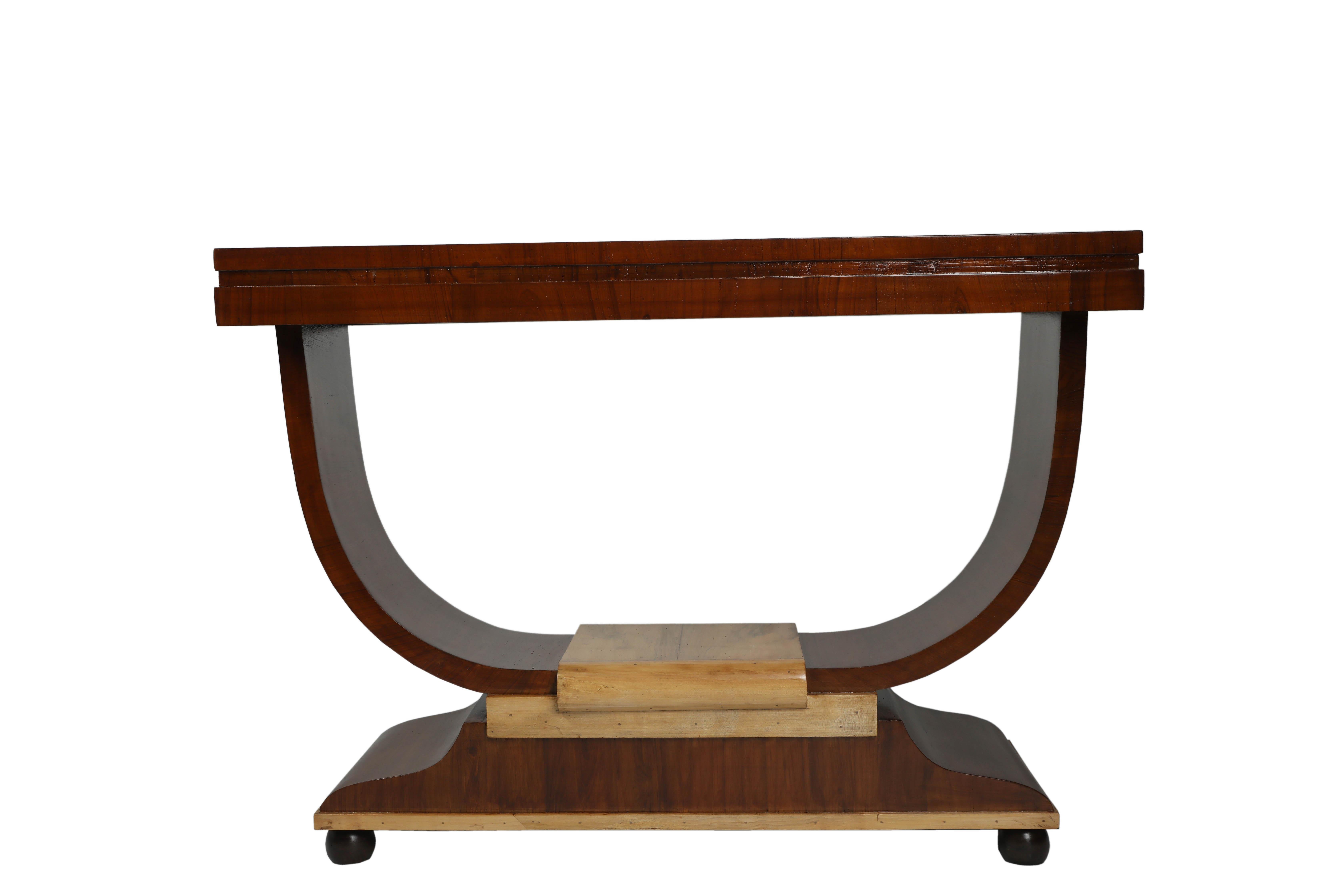 French Art Deco Console Table In Good Condition In Nantucket, MA
