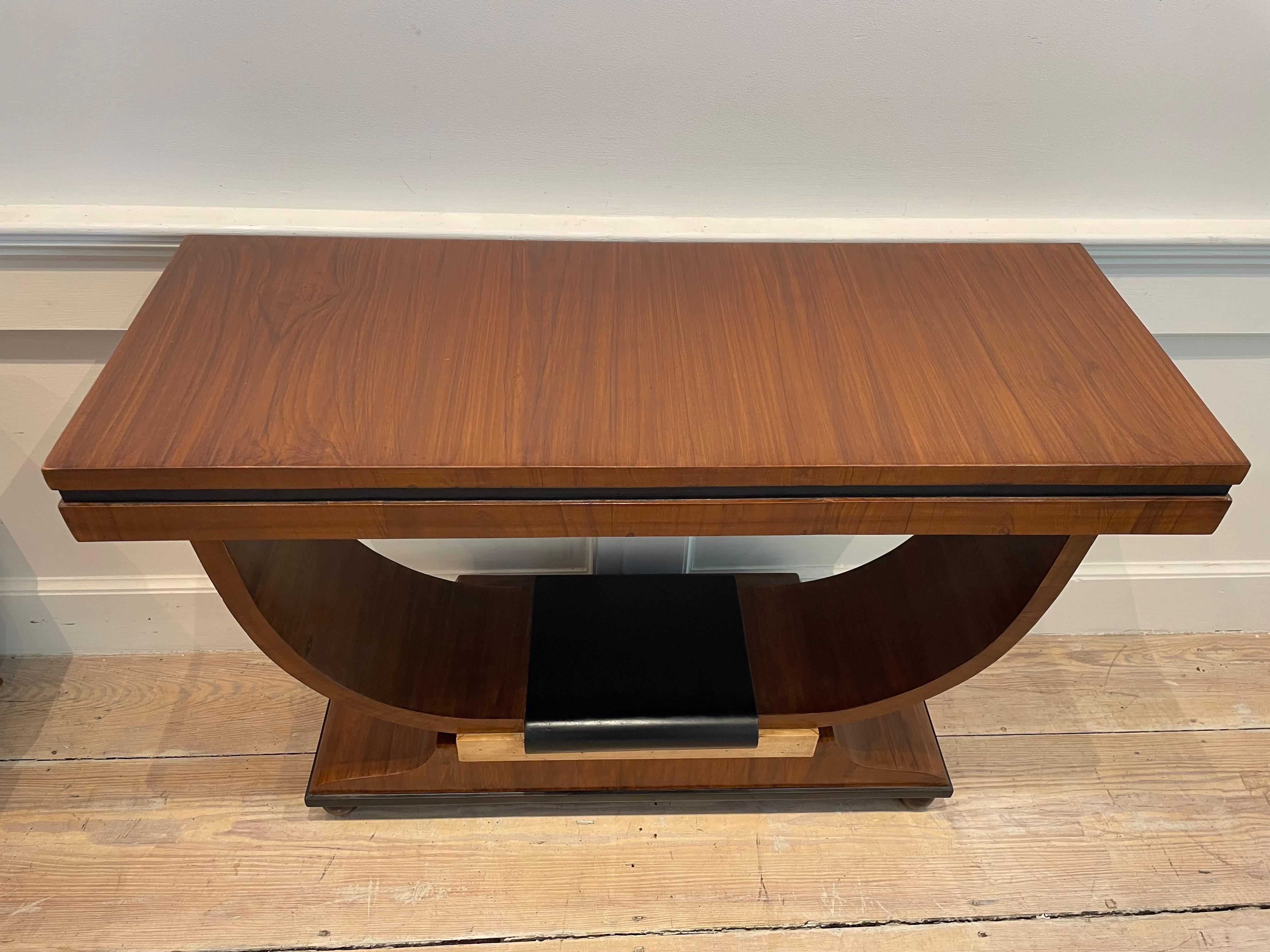 Console Art déco française Bon état - En vente à Nantucket, MA