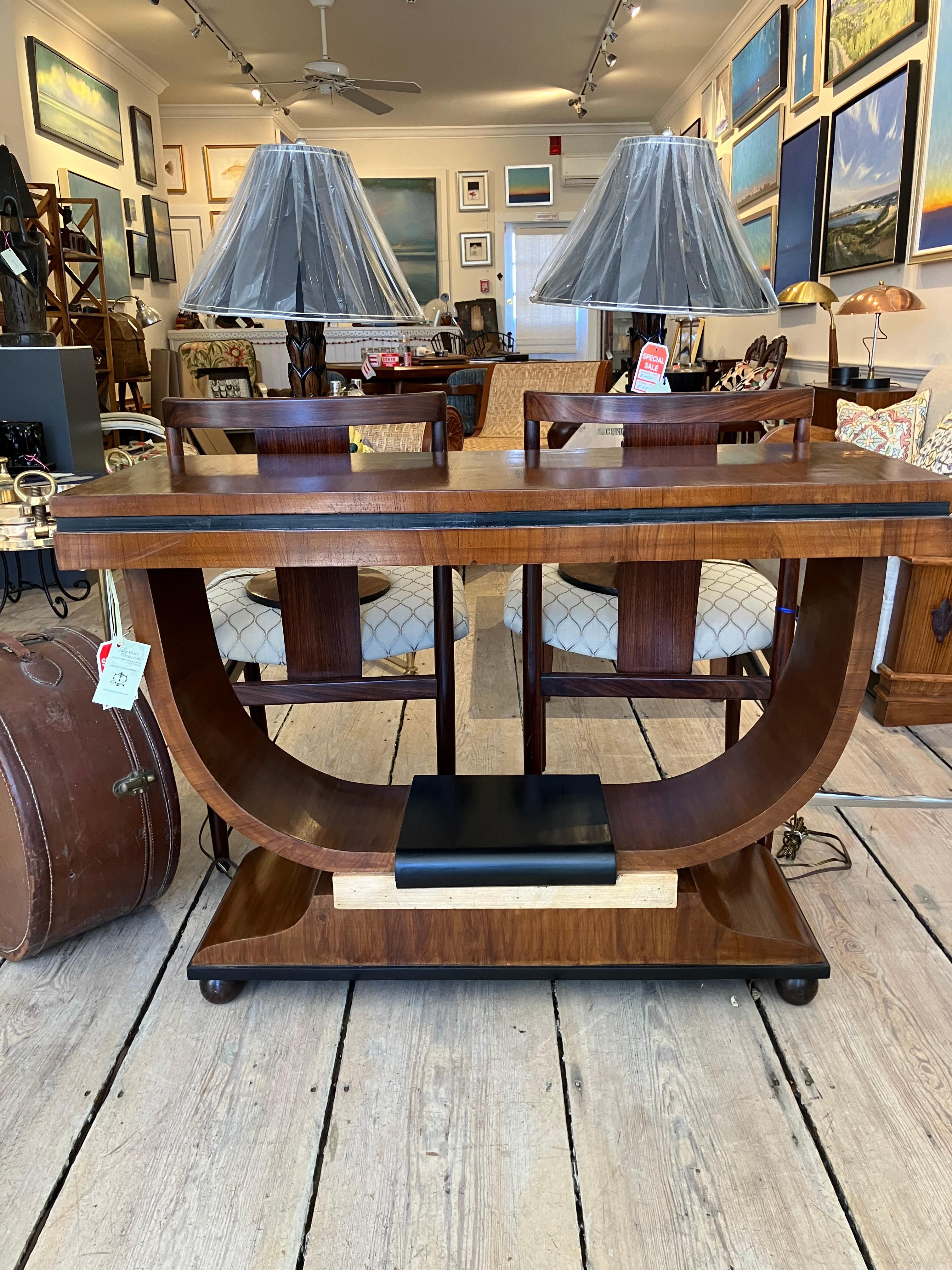 Consola francesa Art Déco Teca en venta