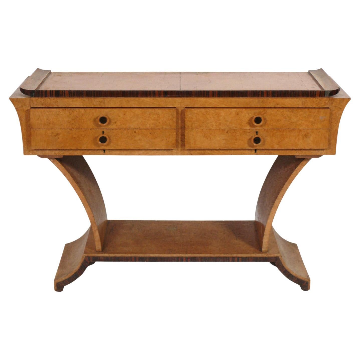 French Art Deco Console Table or Bar circa 1930s Mid Century