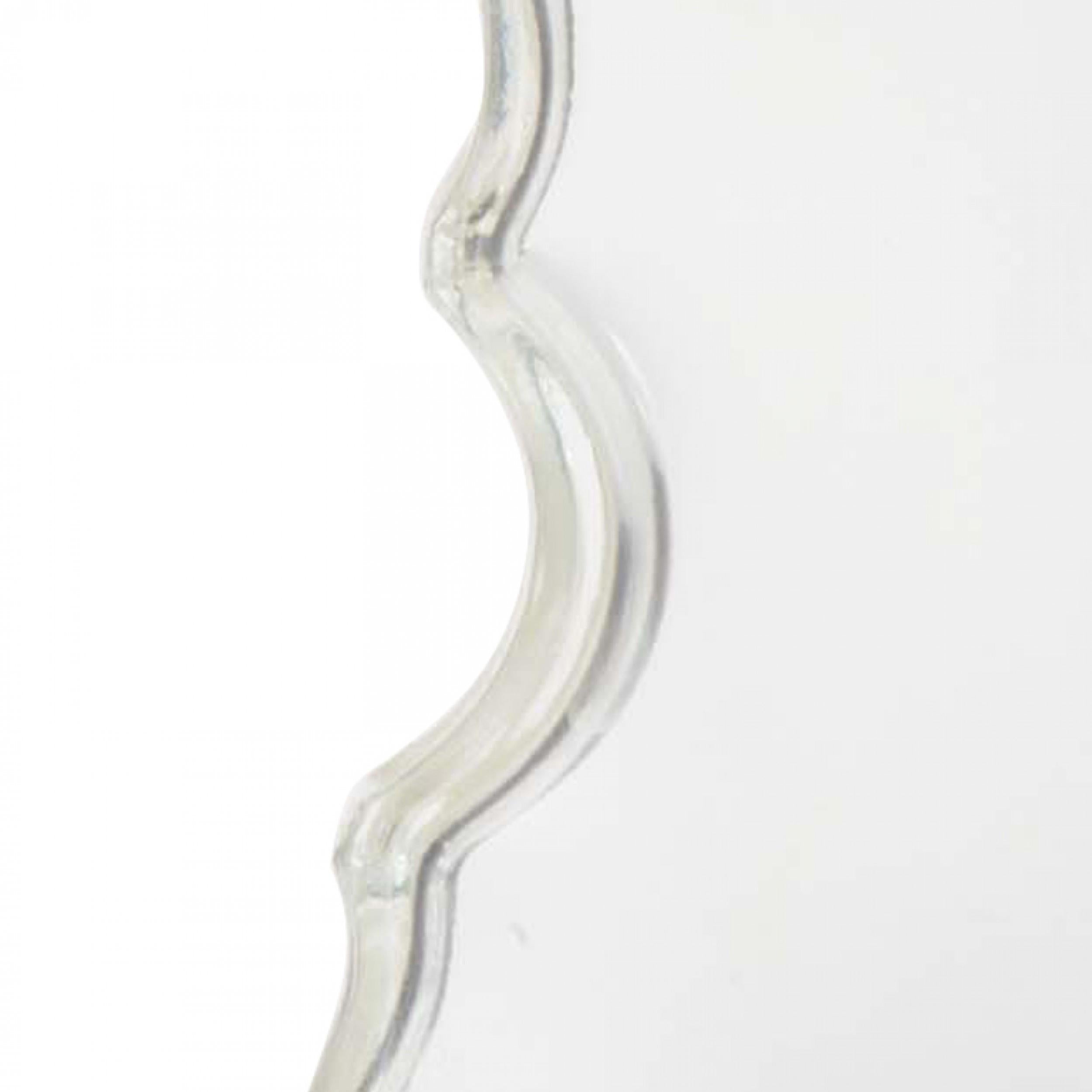 Bottiglia di profumo in vetro a forma di violino in stile Art Deco francese (firmata CORDAY \