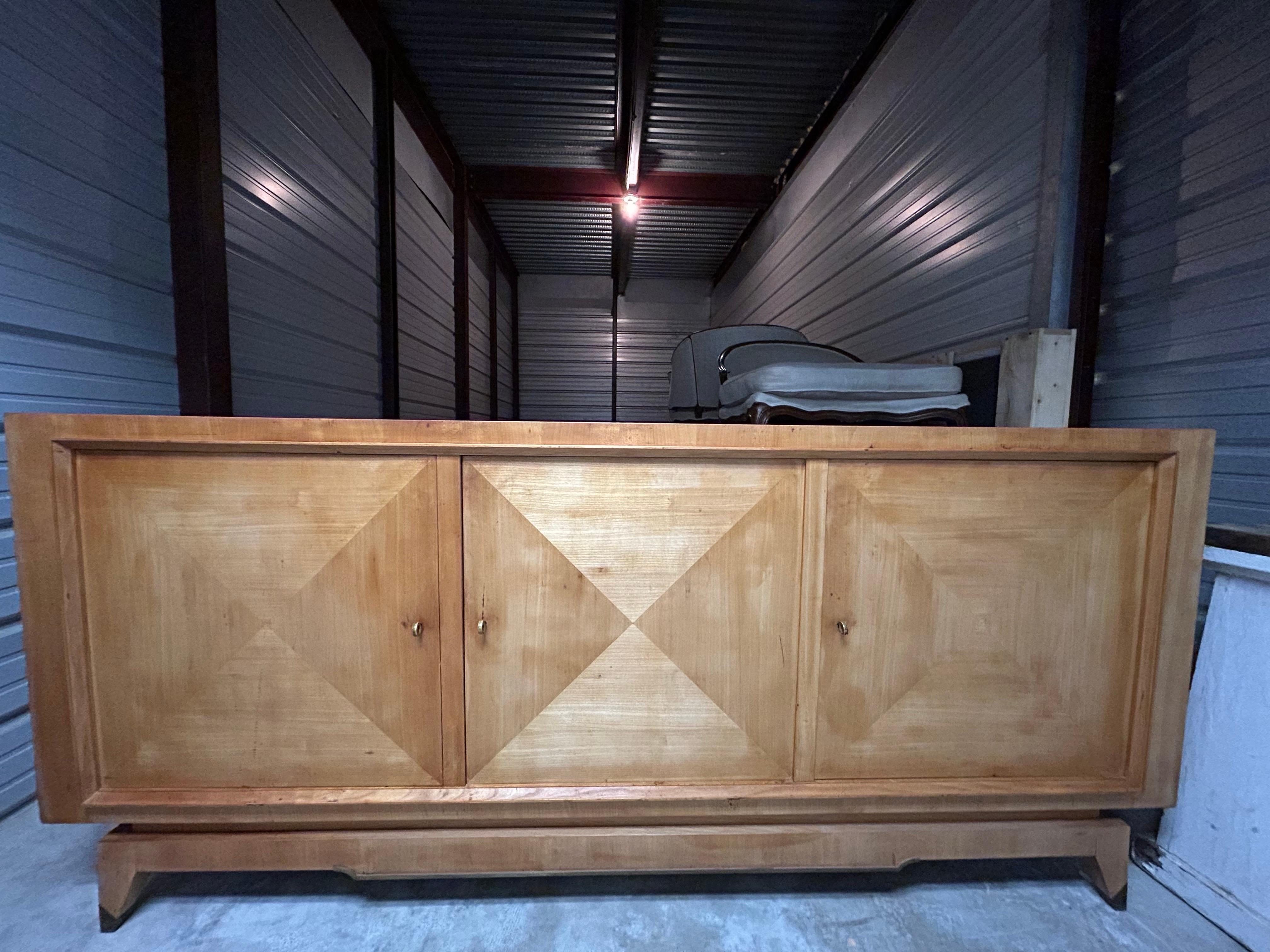 Crédence Art déco française d'après Jules Leleu Bon état - En vente à Houston, TX
