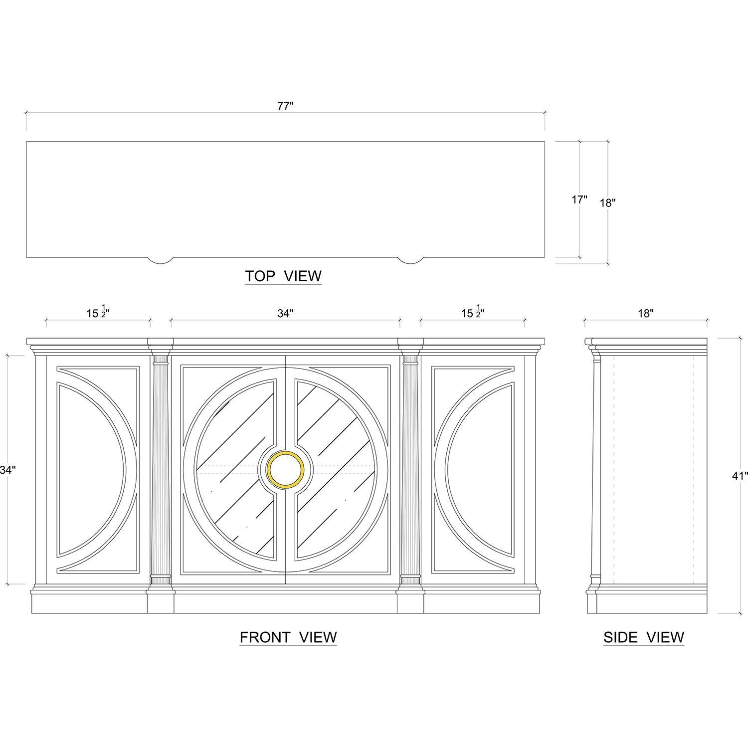 Credenza Art Deco francese in vendita 5