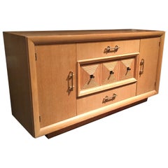 French Art Deco Credenza or Sideboard Attributed to Maxime Old