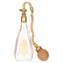 French Art Deco Cristalleries de Nancy Perfume Atomizer