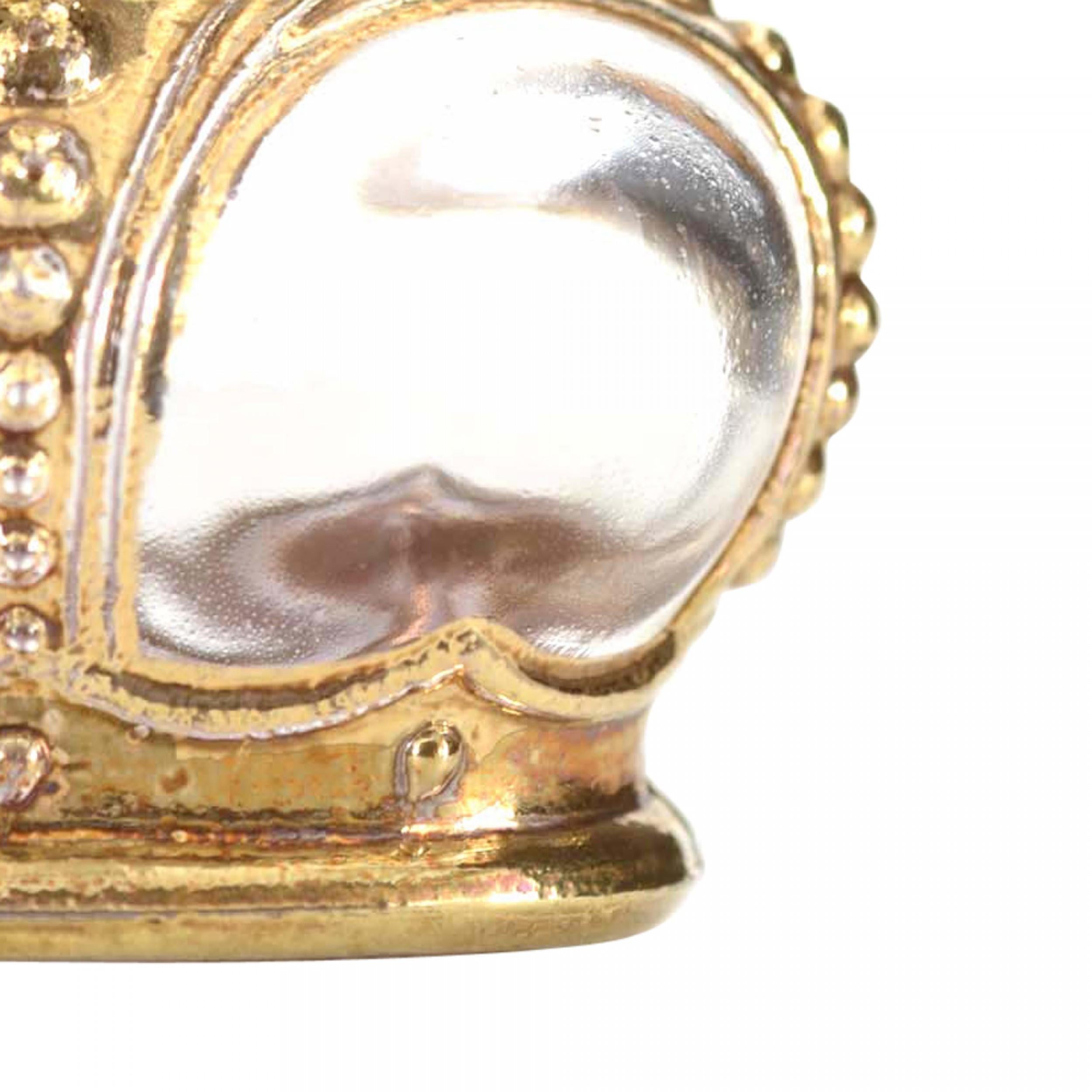 French Art Deco Crown Jewel by Matchabelli Perfume Bottle In Good Condition For Sale In Queens, NY