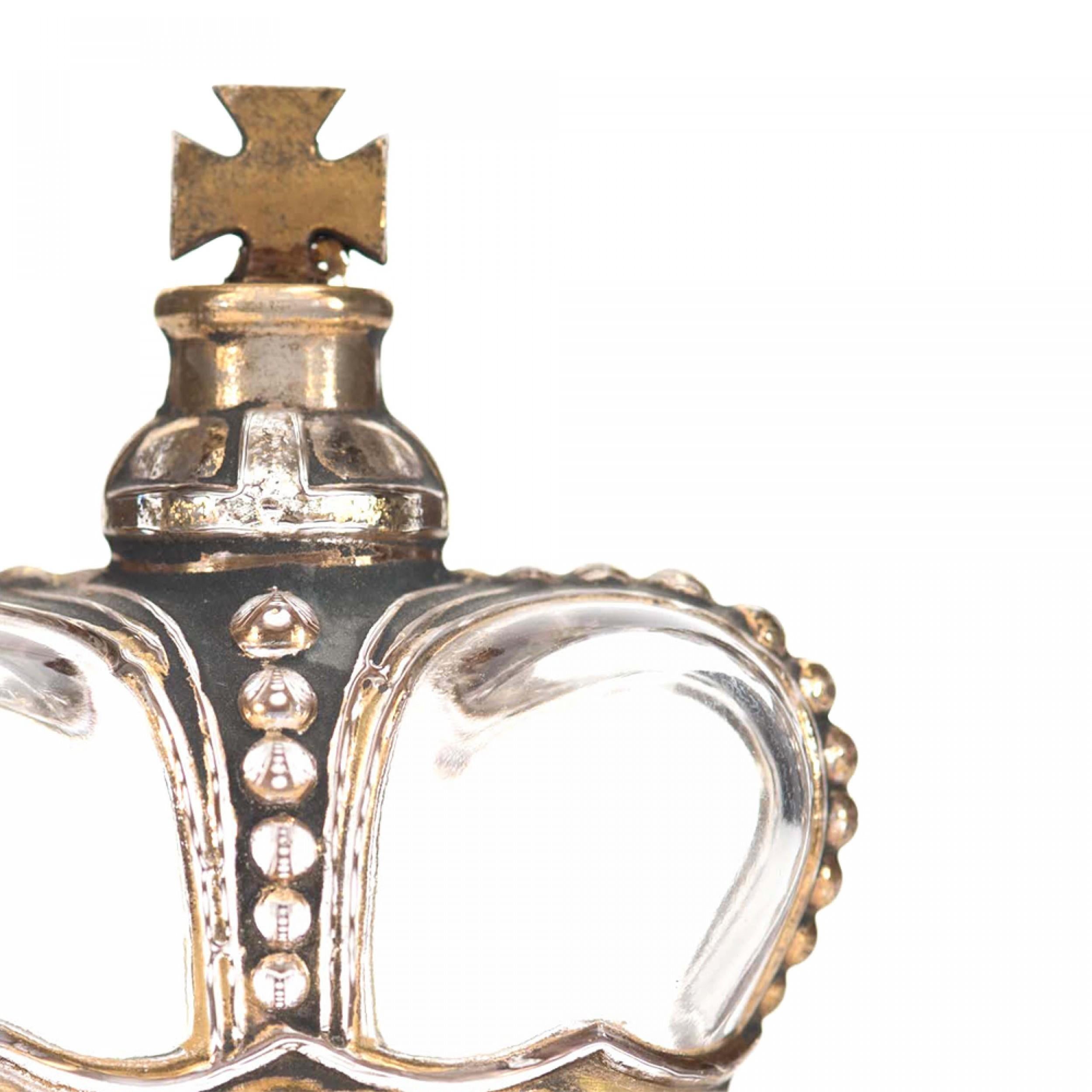 Bottiglia di profumo francese Art Deco Crown Jewell di Matchabelli In condizioni buone in vendita a Queens, NY