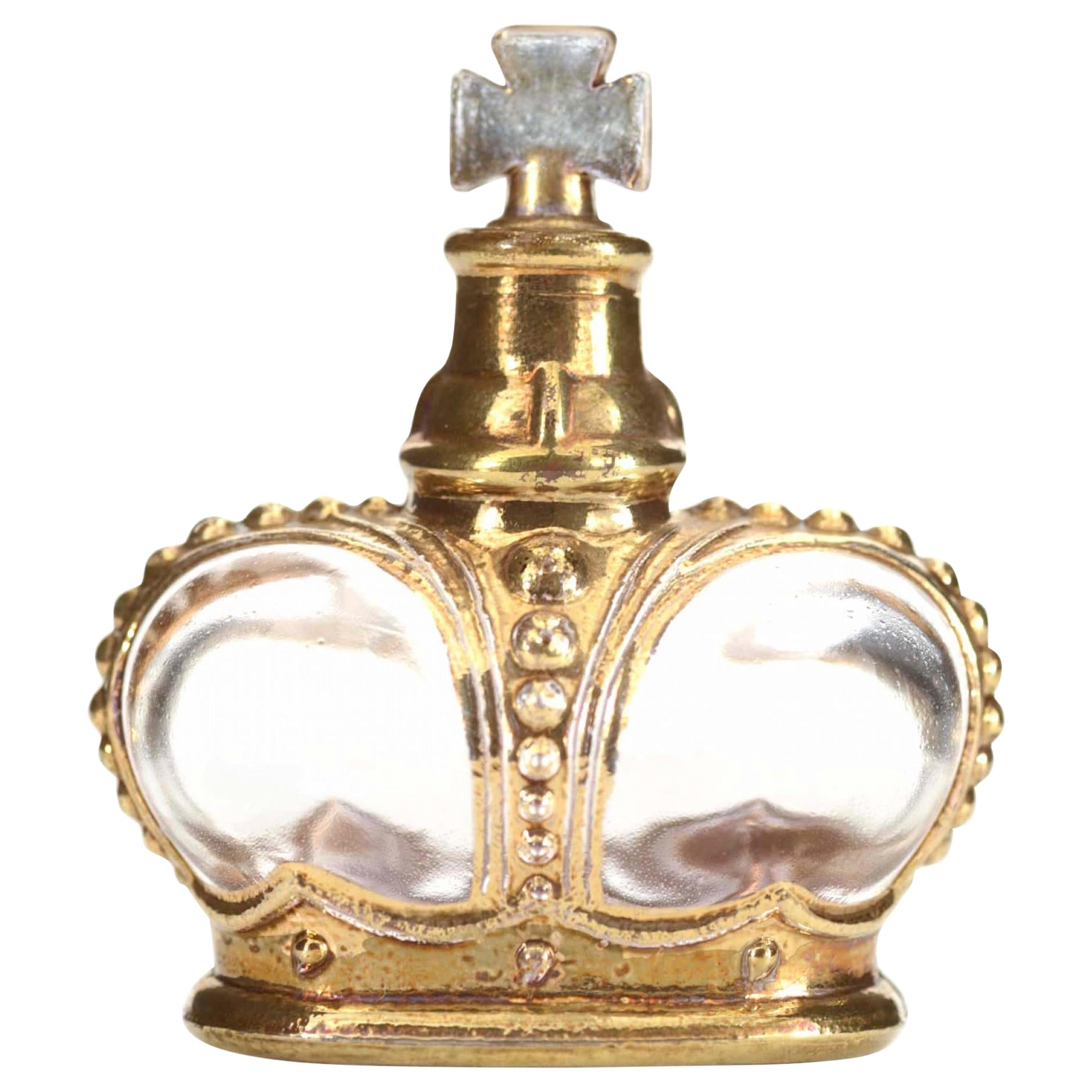 French Art Deco Crown Jewel by Matchabelli Perfume Bottle