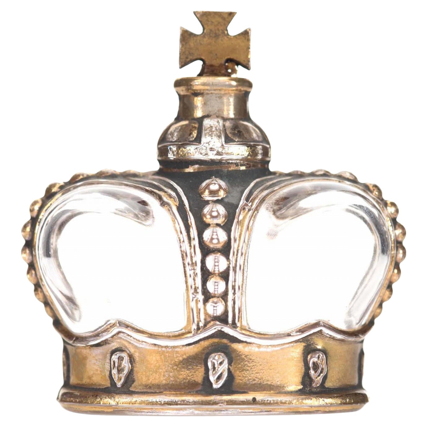 French Art Deco Crown Jewel by Matchabelli Perfume Bottle