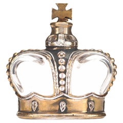 French Art Deco Crown Jewel by Matchabelli Perfume Bottle