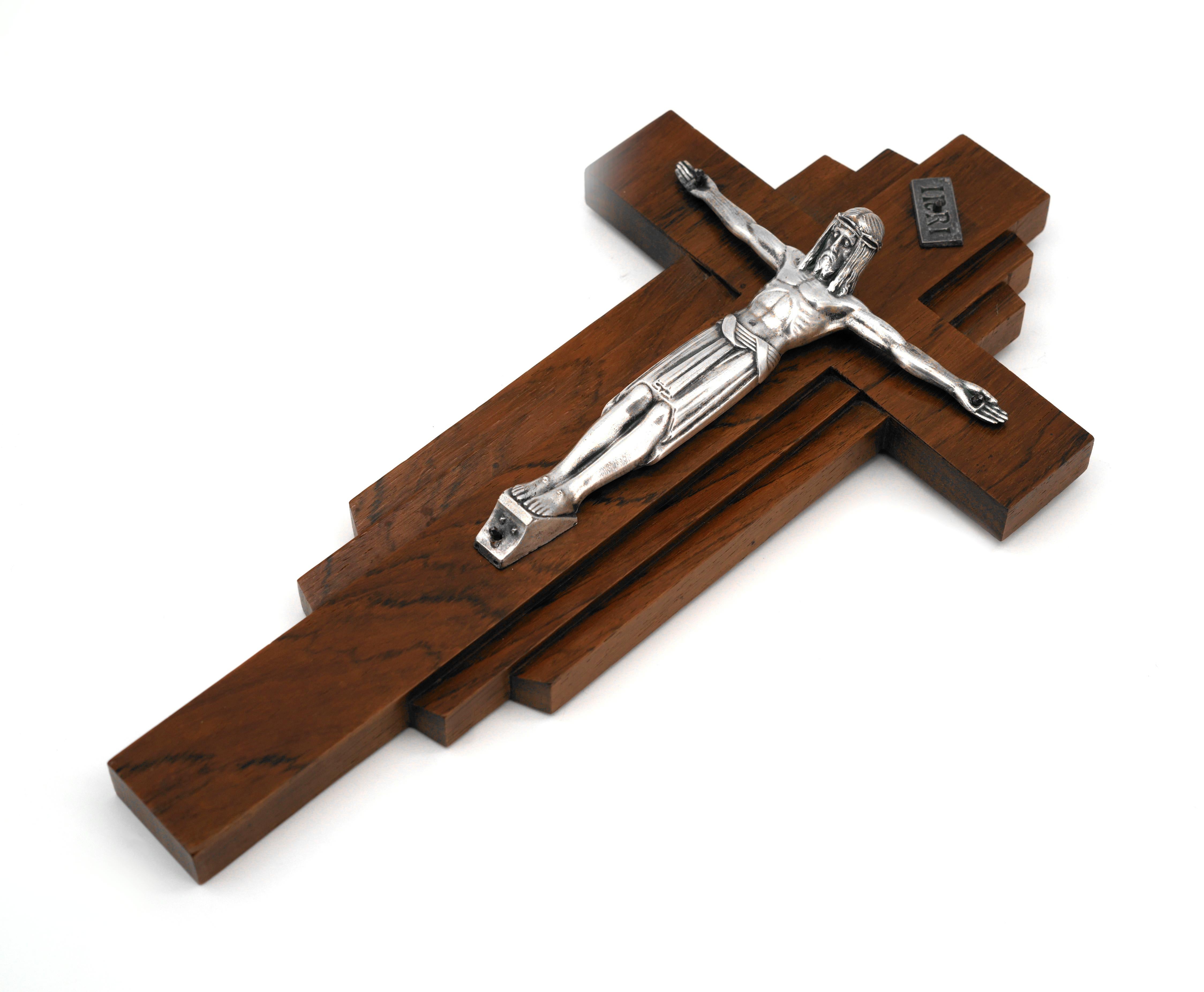 Français Crucifix Art déco français, 1920 en vente