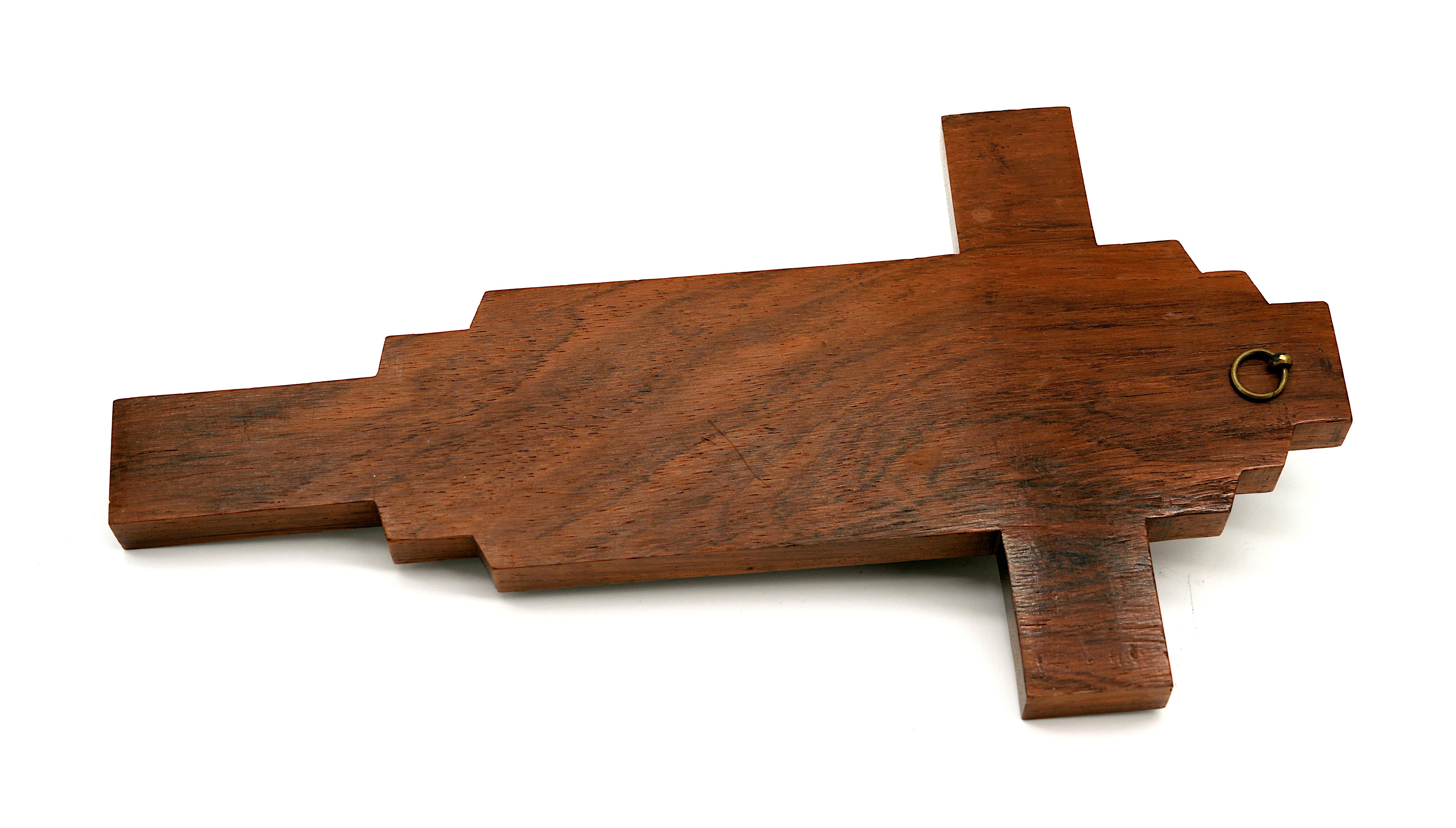 Crucifix Art déco français, 1920 Bon état - En vente à Saint-Amans-des-Cots, FR