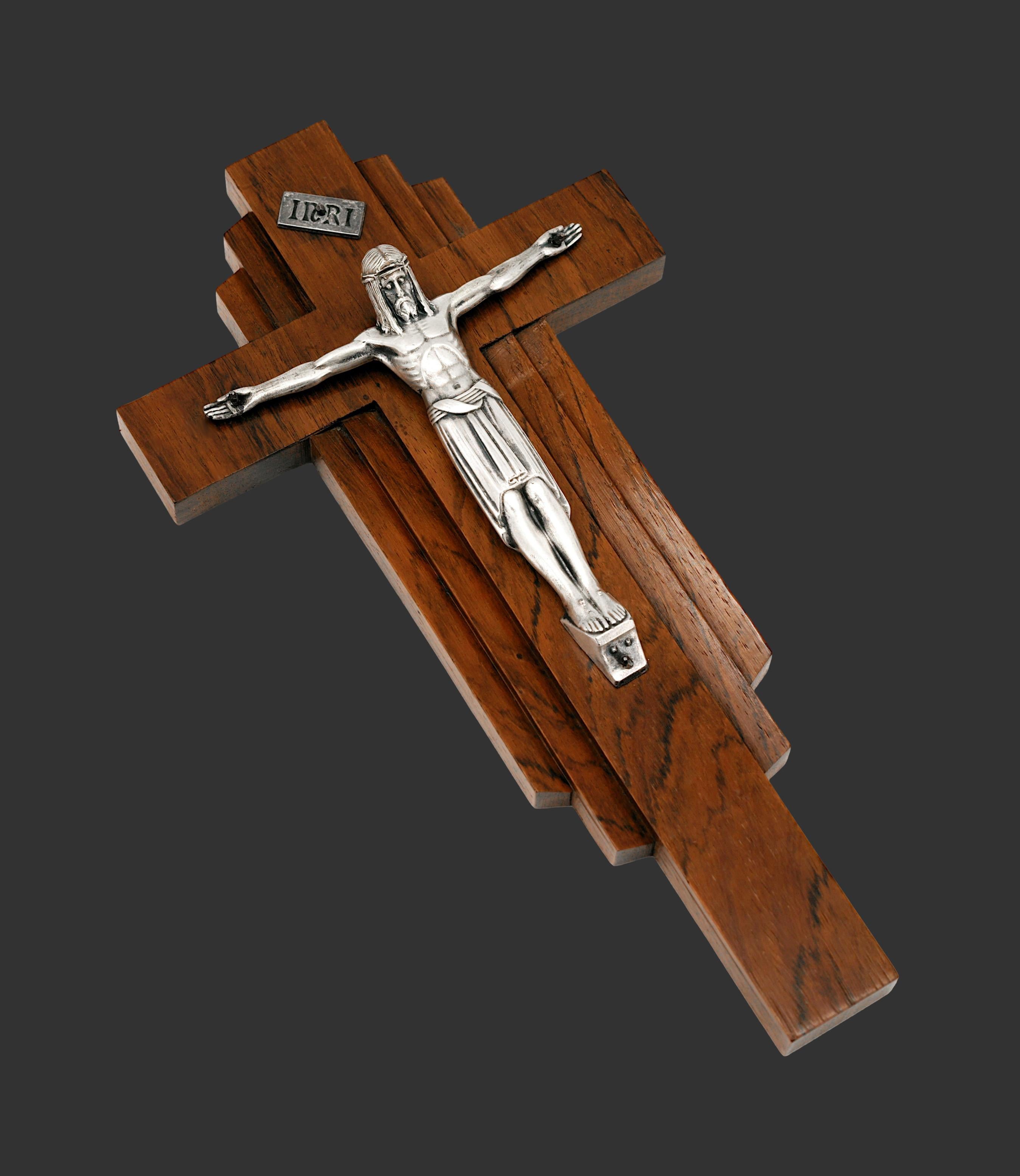 Début du 20ème siècle Crucifix Art déco français, 1920 en vente