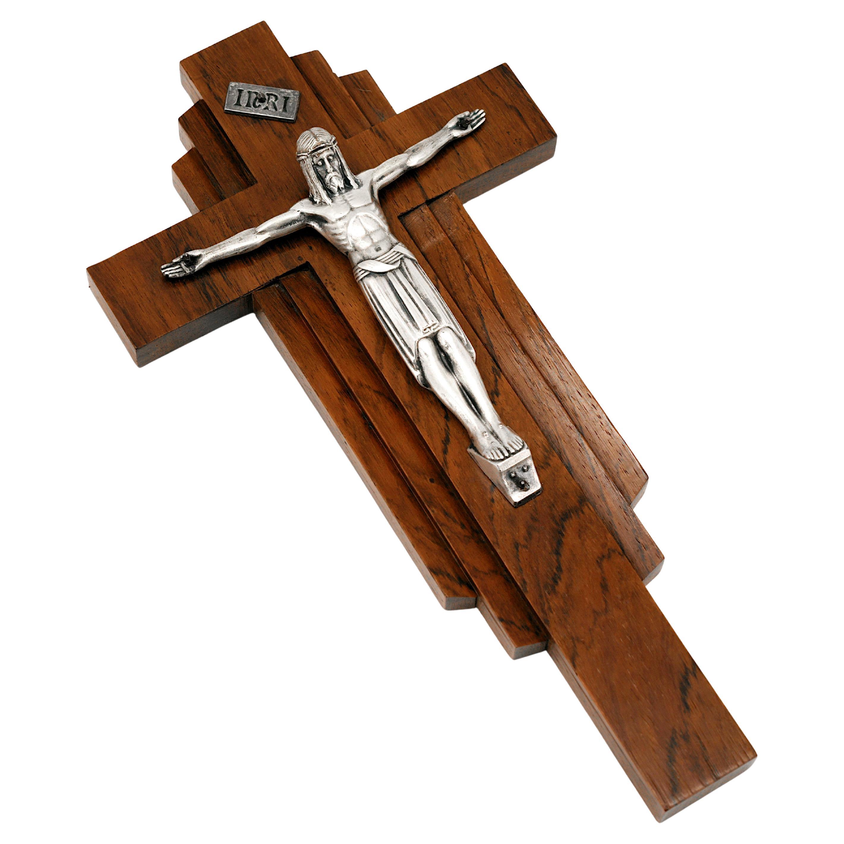 Crucifix Art déco français, 1920 en vente